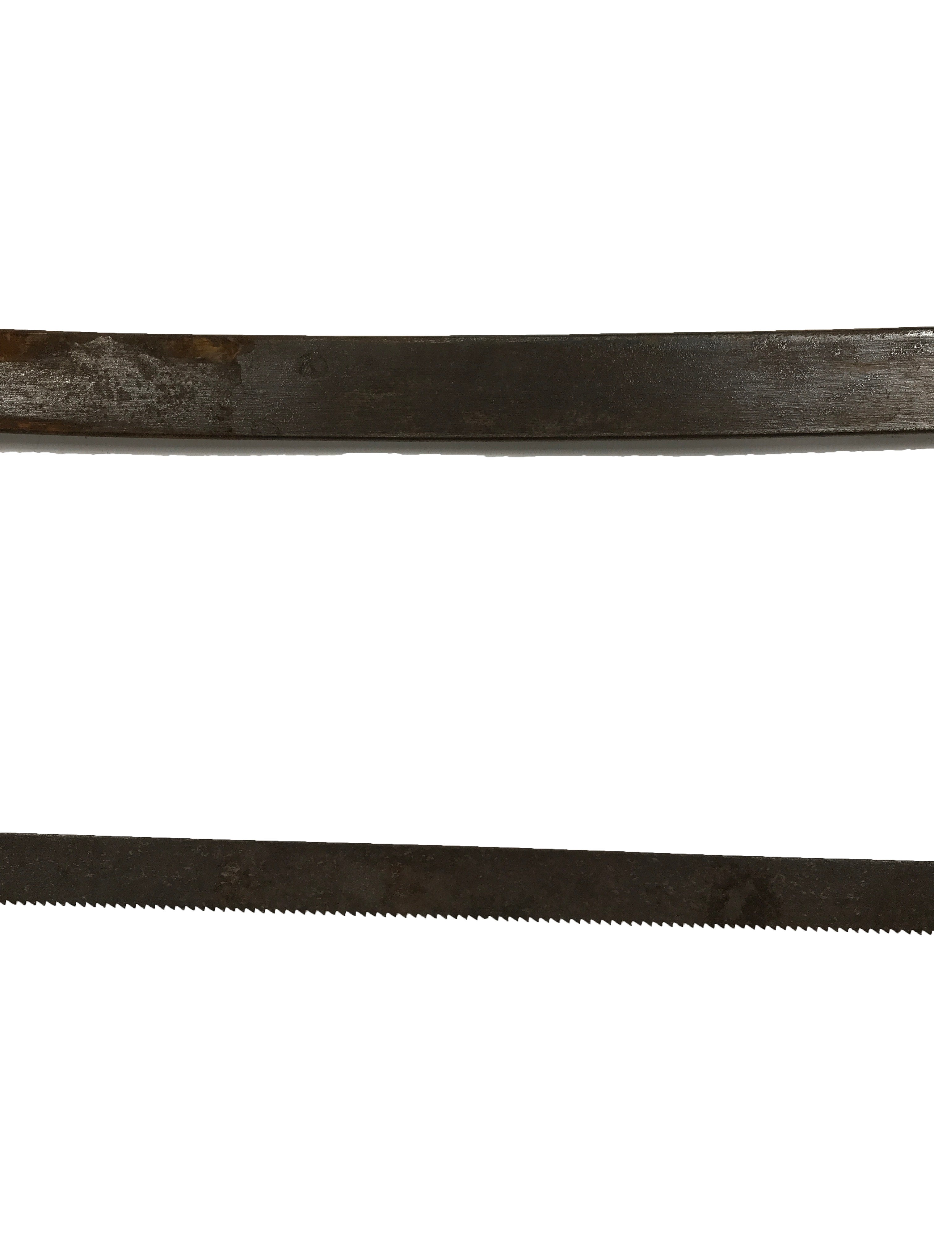 Antique George H. Bishop #21 Hacksaw Wood Handle 25" Blade