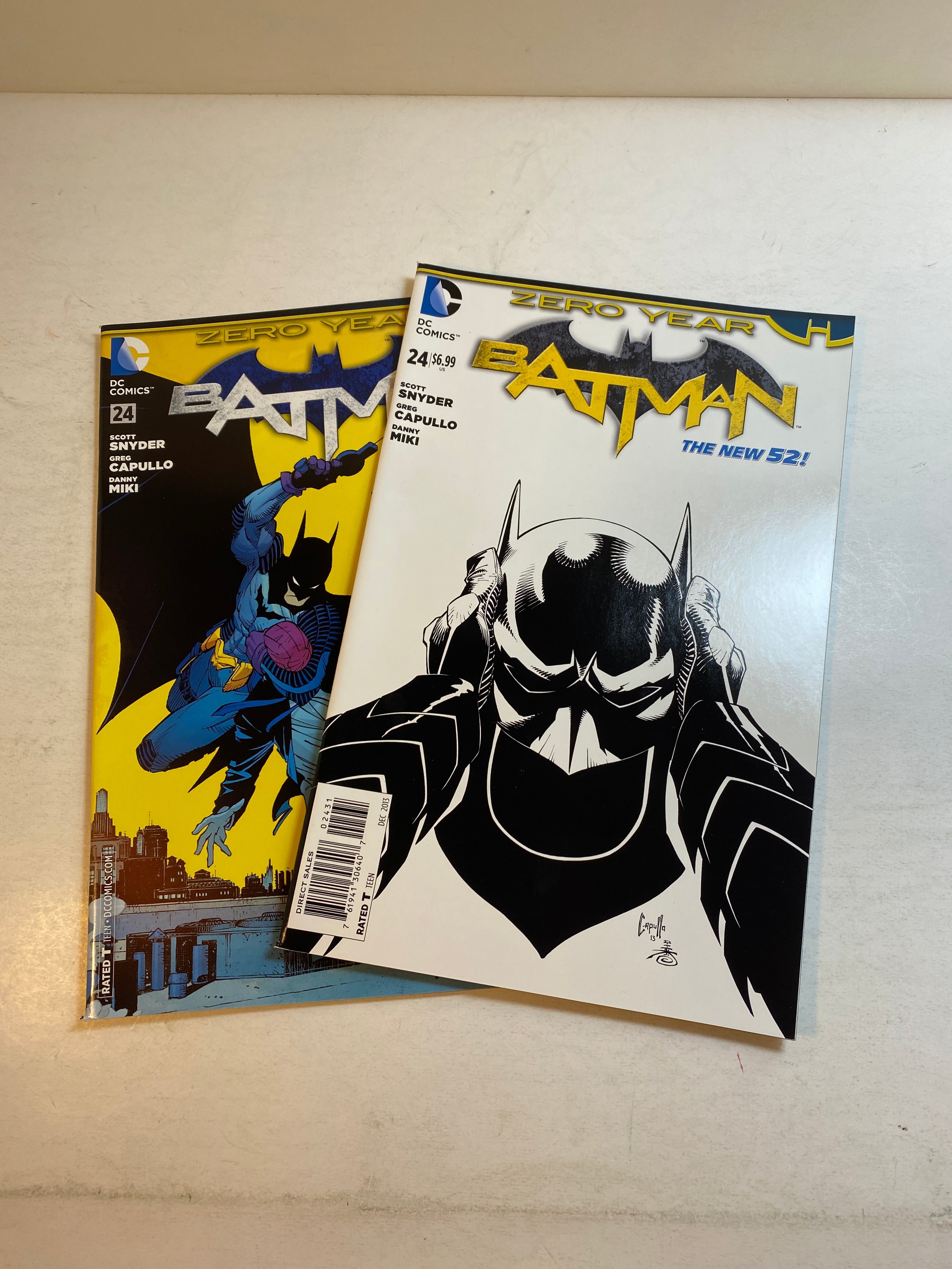 Lot of 2 Batman 24 Zero Year Variants DC Comics 2013