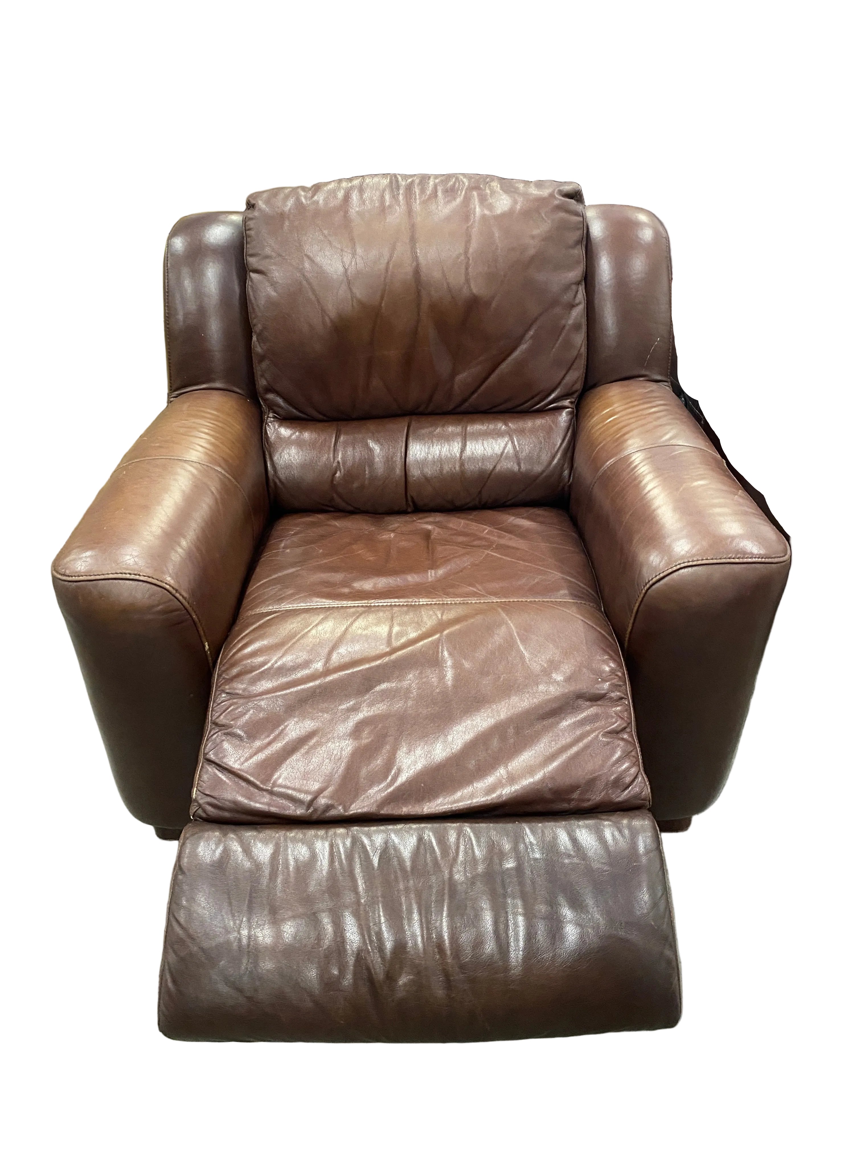 T-Motion Leather Electronic Recliner *Untested*