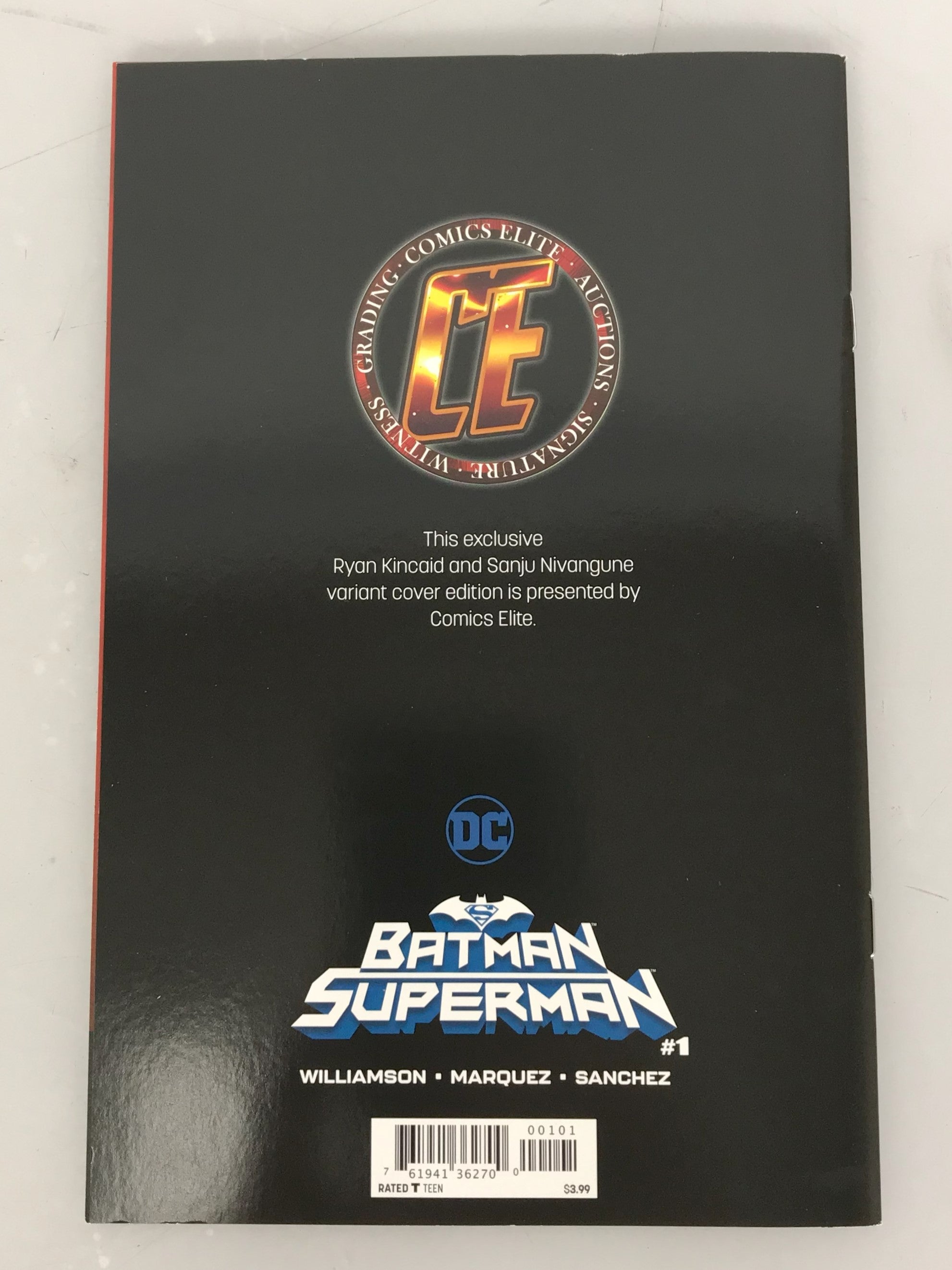 Lot of 2 Batman Superman 1 2019 Variant Cover Kincaid & Nivangune