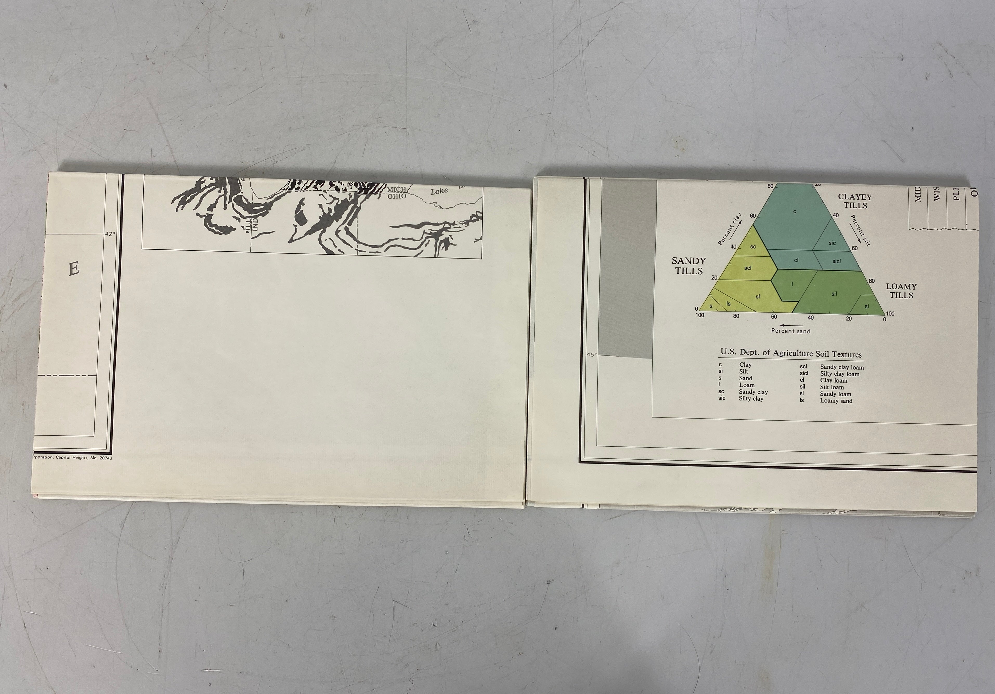 2 Vintage Maps Quaternary Geology of Northern/Southern Michigan 1982