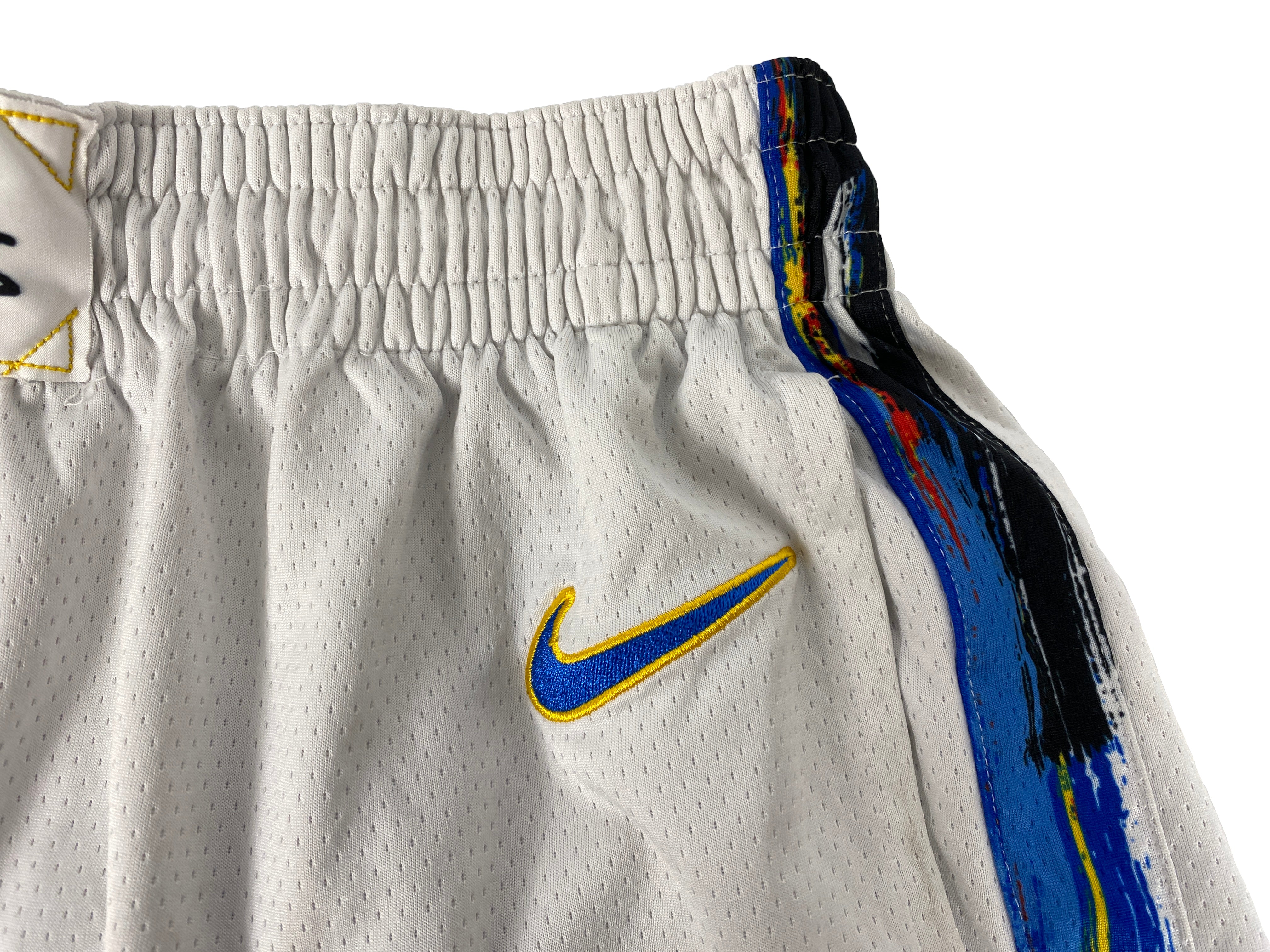 Nike Brooklyn Nets Basquiat White Basketball Shorts