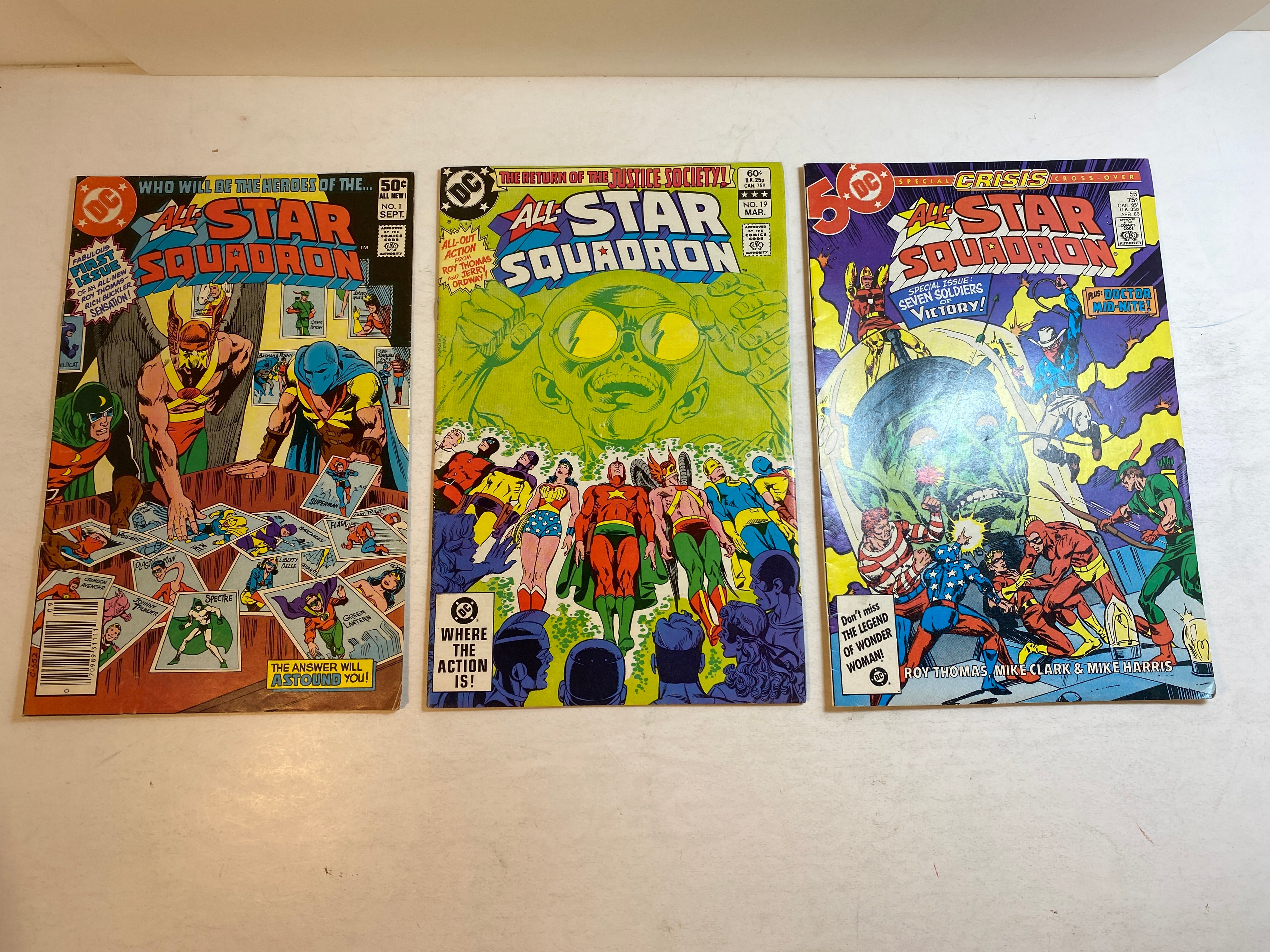 Lot of 3 All Star Squadron DC Comics 1981-1986
