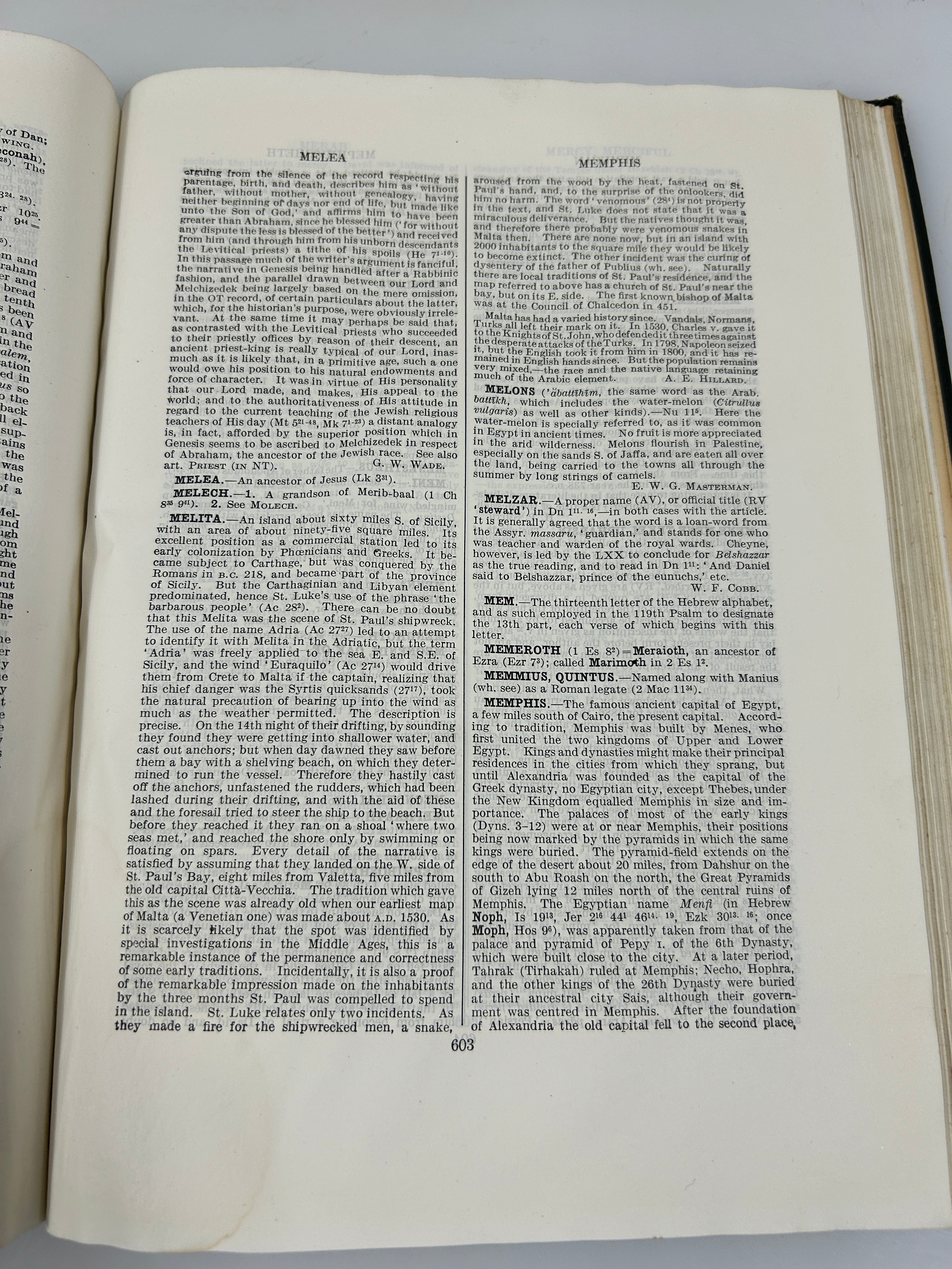 Dictionary of the Bible Ed James Hastings India Paper Ed Scribners 1924 HC