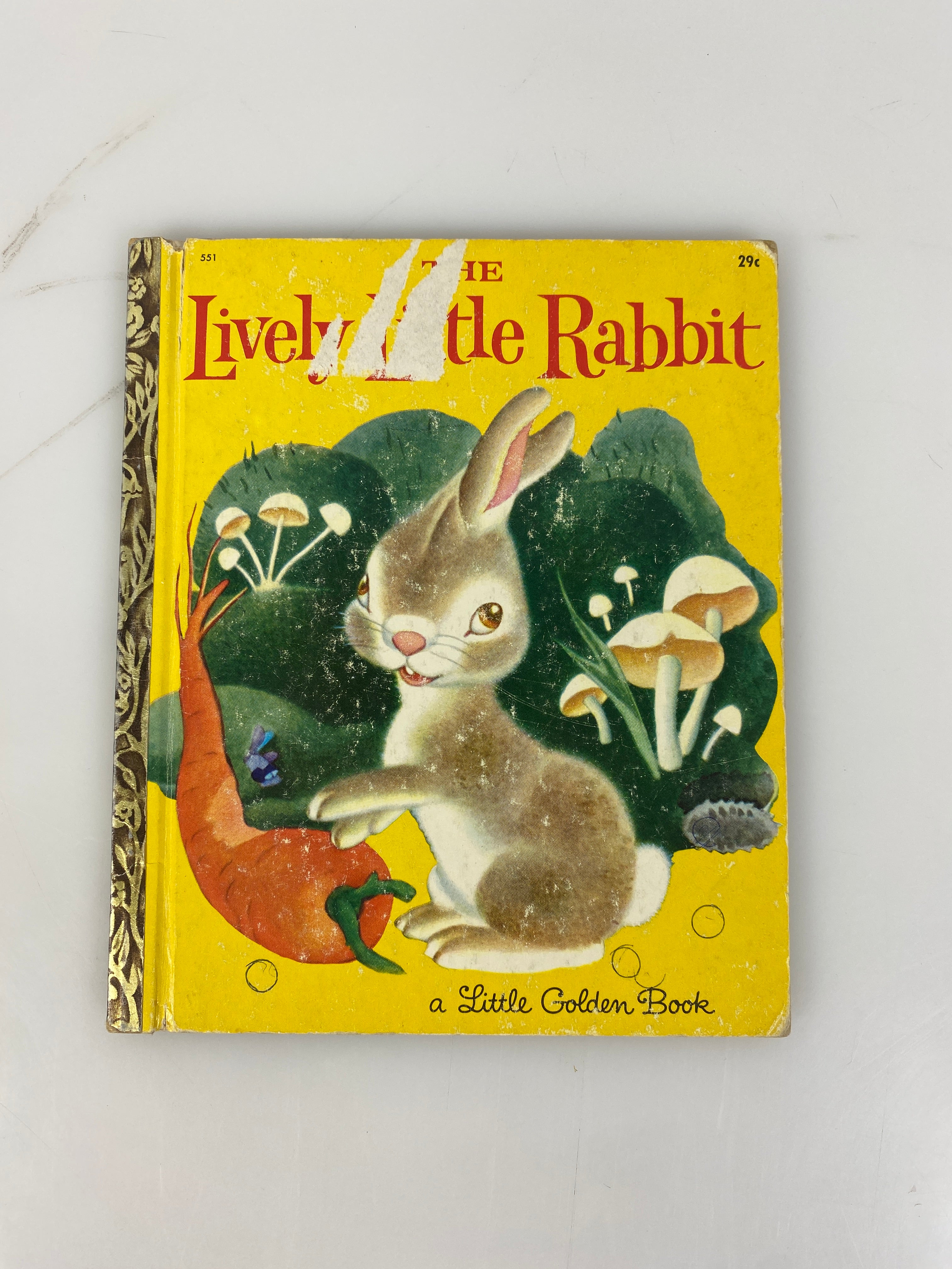 Lively Little Rabbit Little Golden Book 1943
