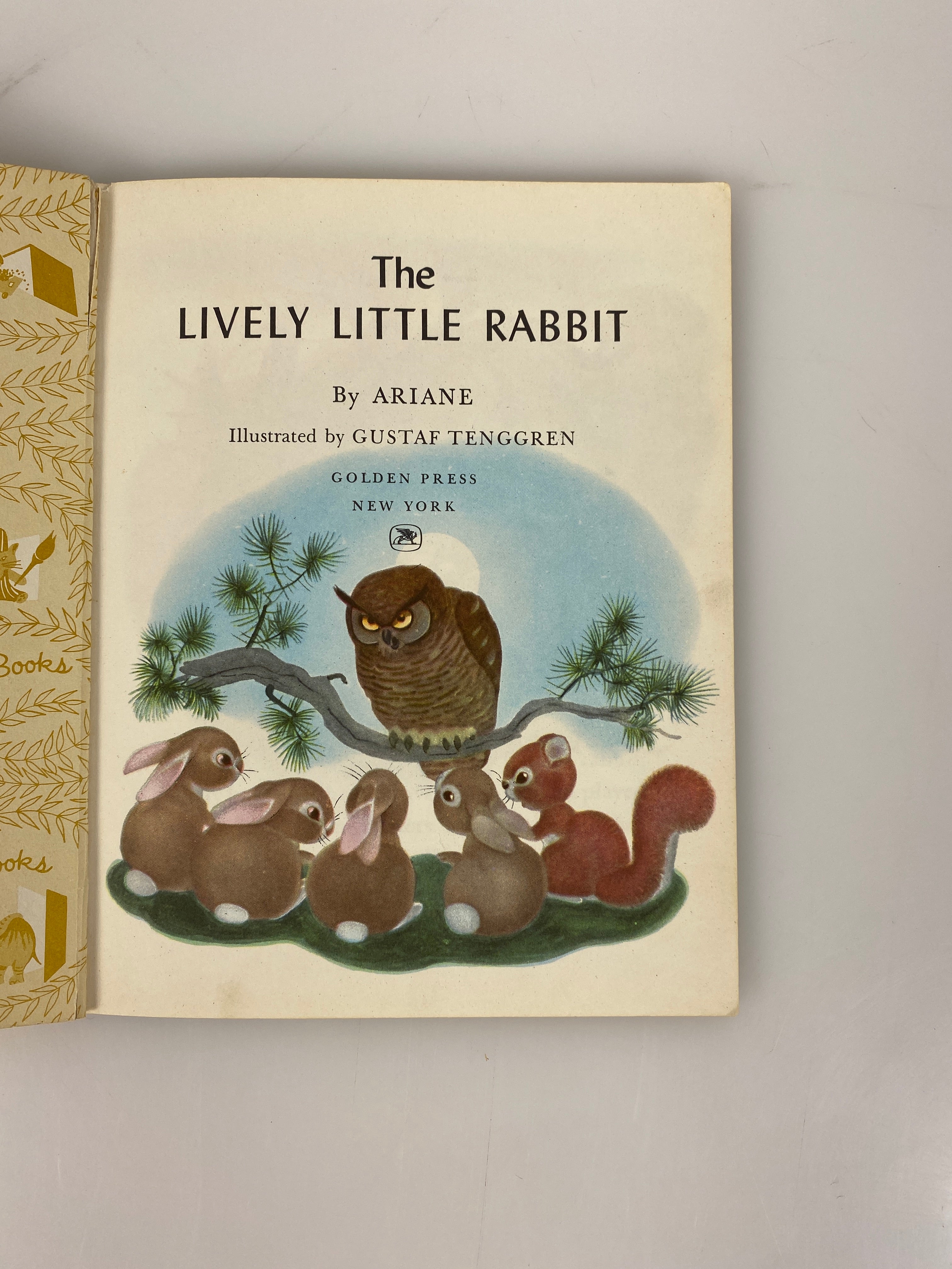 Lively Little Rabbit Little Golden Book 1943
