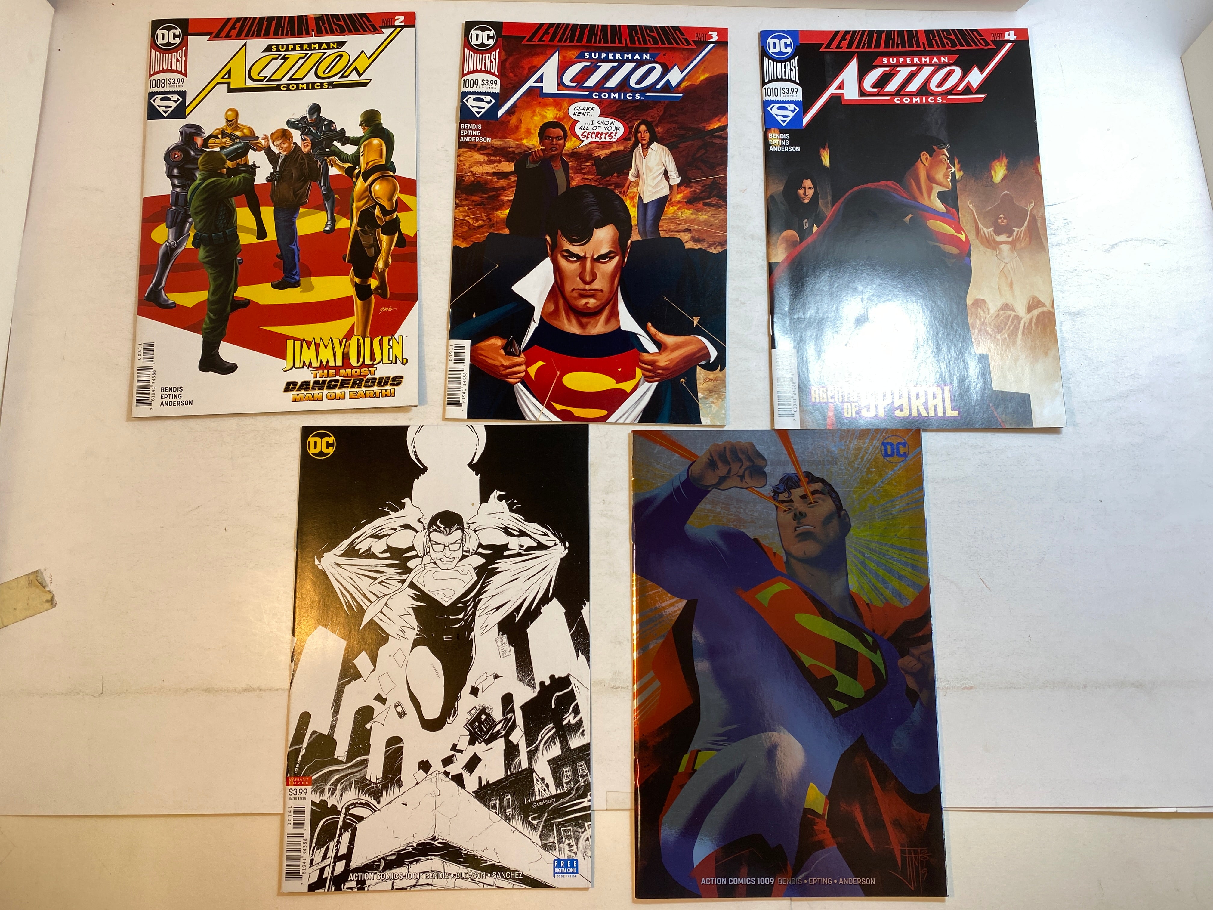 Lot of 5 Action Comics Superman DC Comics 2018-2019