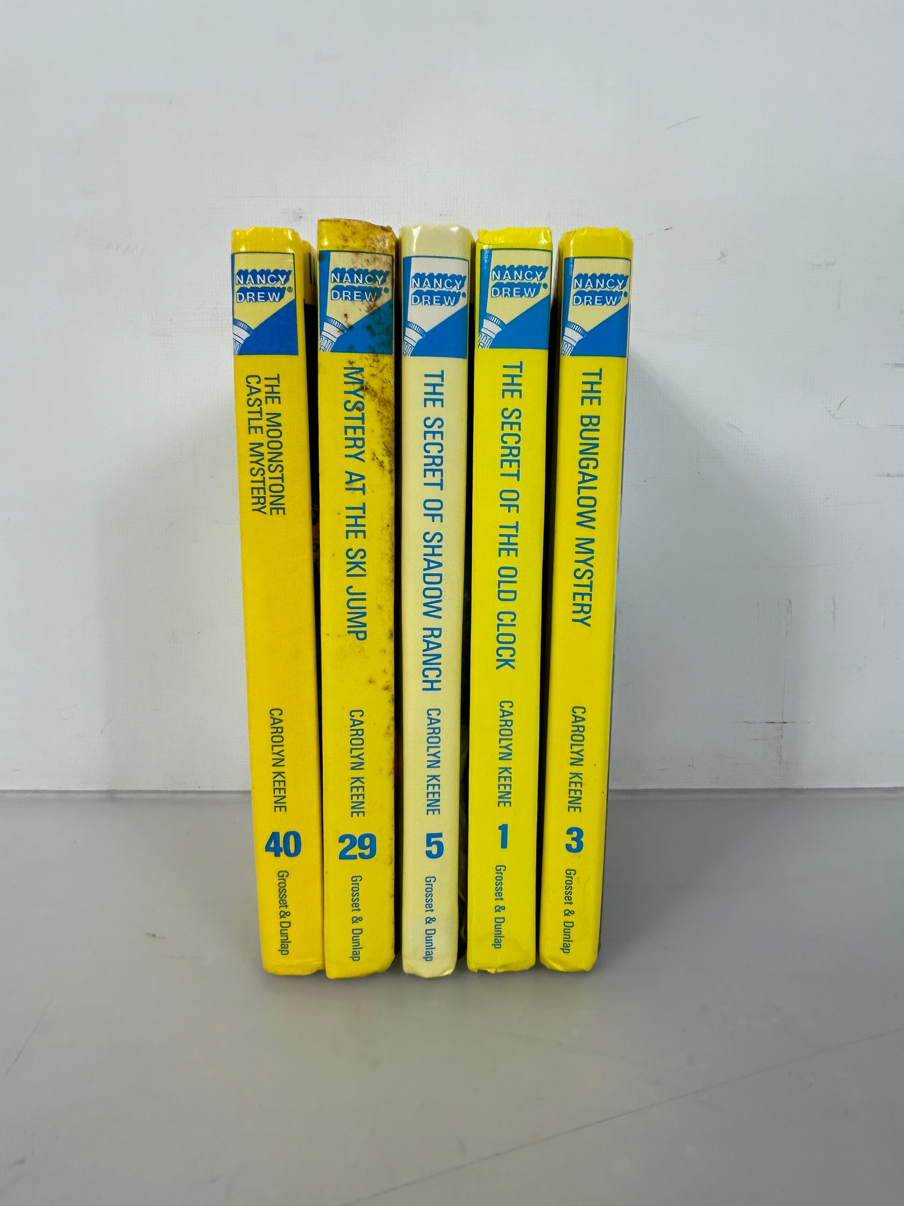 Lot of 5 Glossy Flashlight Cover Nancy Drew HC