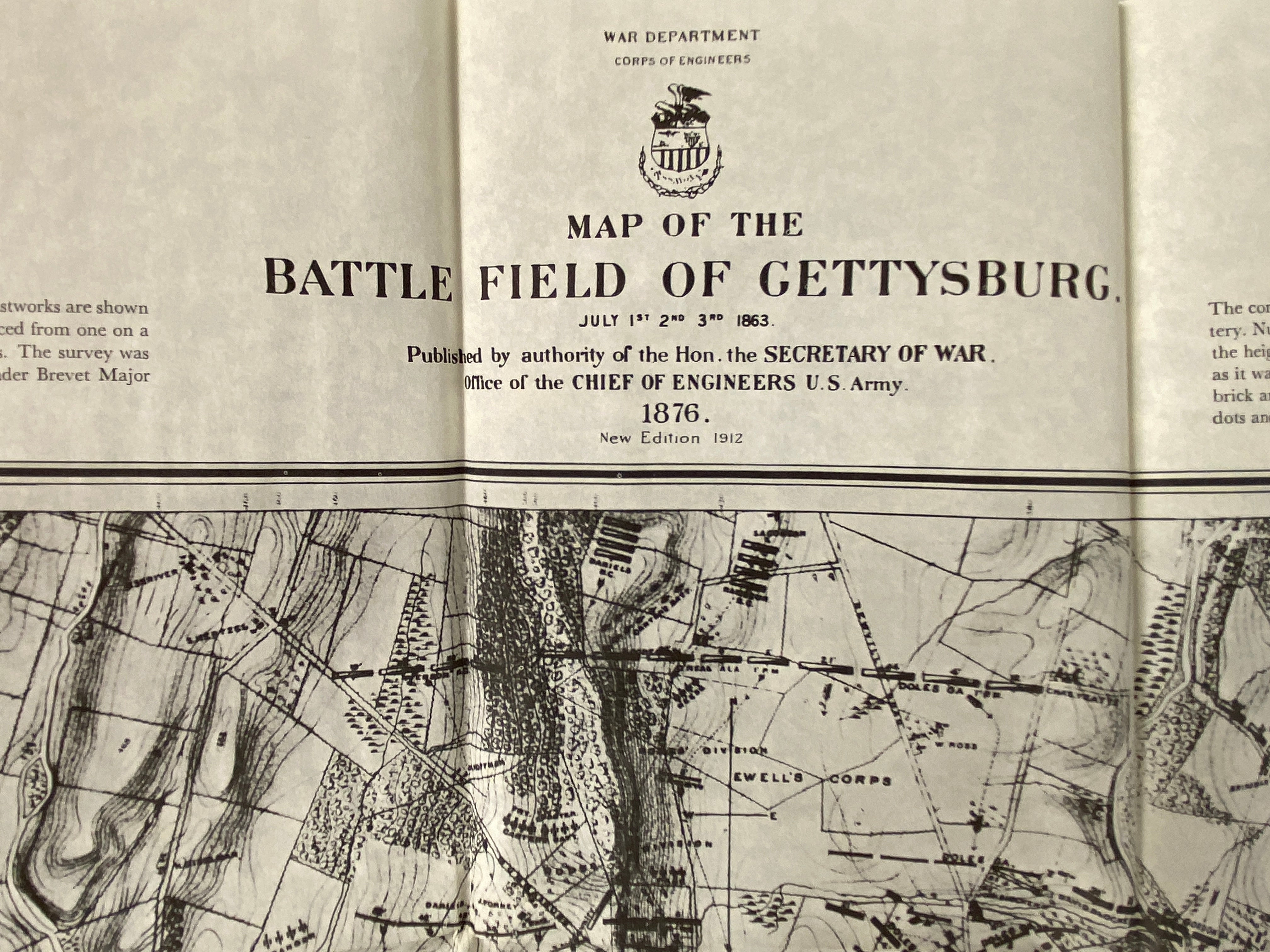 The Shaping of a Battle: Gettysburg J.S. Montgomery 1959 1st Ed HC DJ