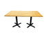 Laminate Butcher Block Style Wooden Table