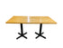 Laminate Butcher Block Style Wooden Table