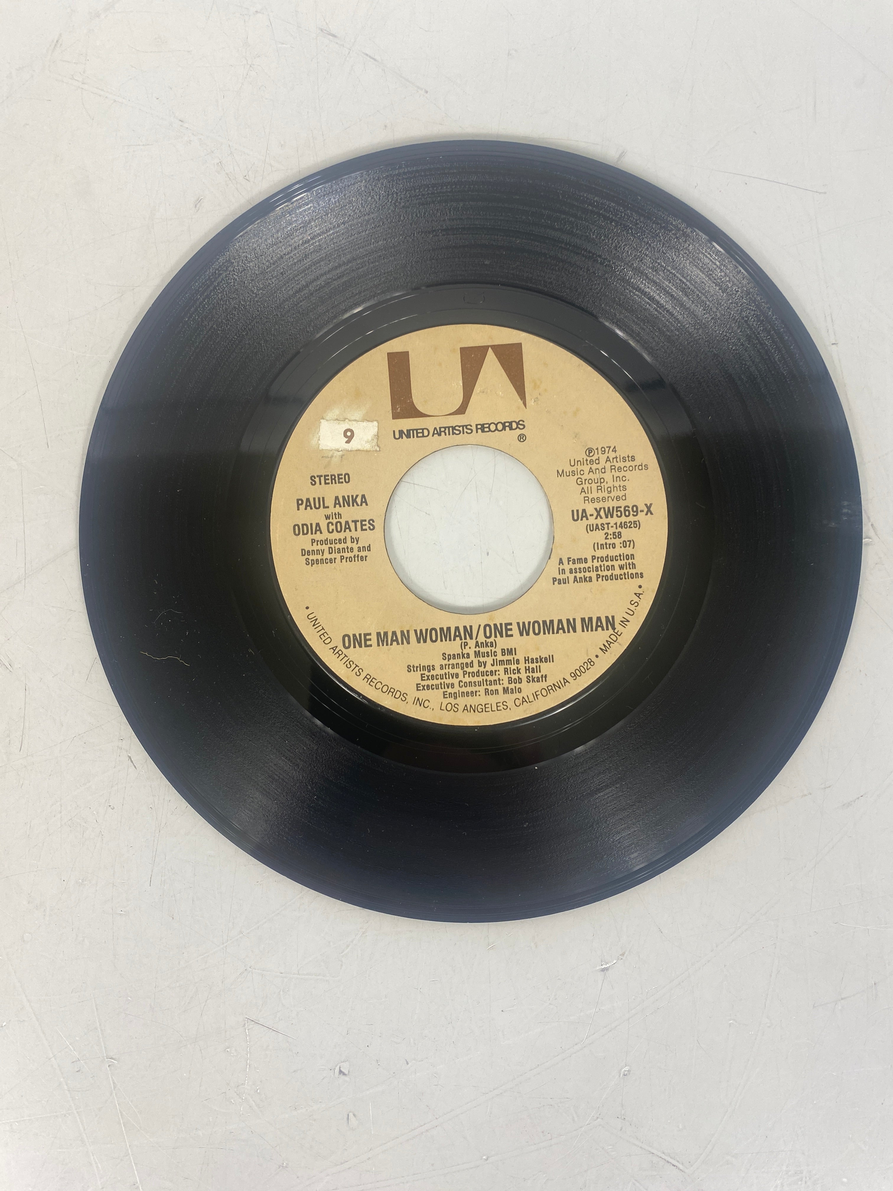 Paul Anka Let Me Get to Know You Vinyl Record 45