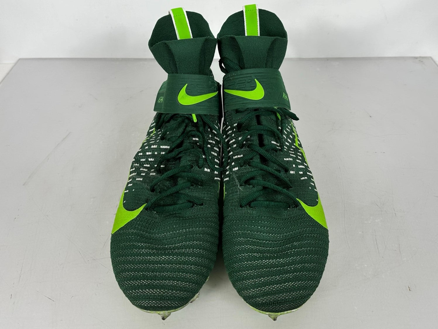 Nike Dark Green Alpha Menace Elite 2 SMU P Football Cleats Men's Size 15 *Used*