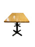 Laminate Butcher Block Style Wooden Table