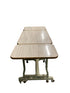 Extendable Grey Oak Table With Wheels