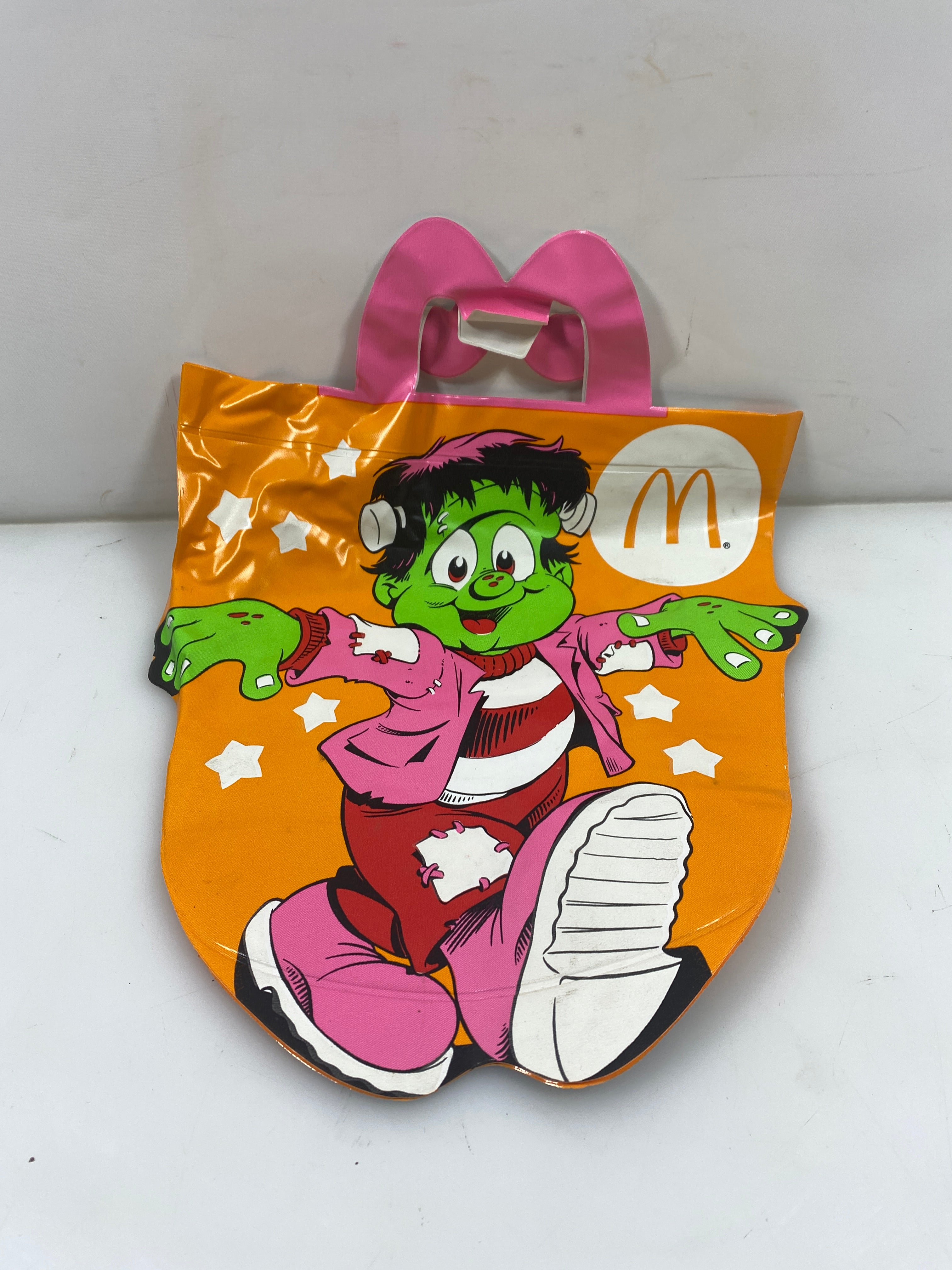 1990 McDonalds Halloween Trick Or Treat Vinyl Bag Frankenstein