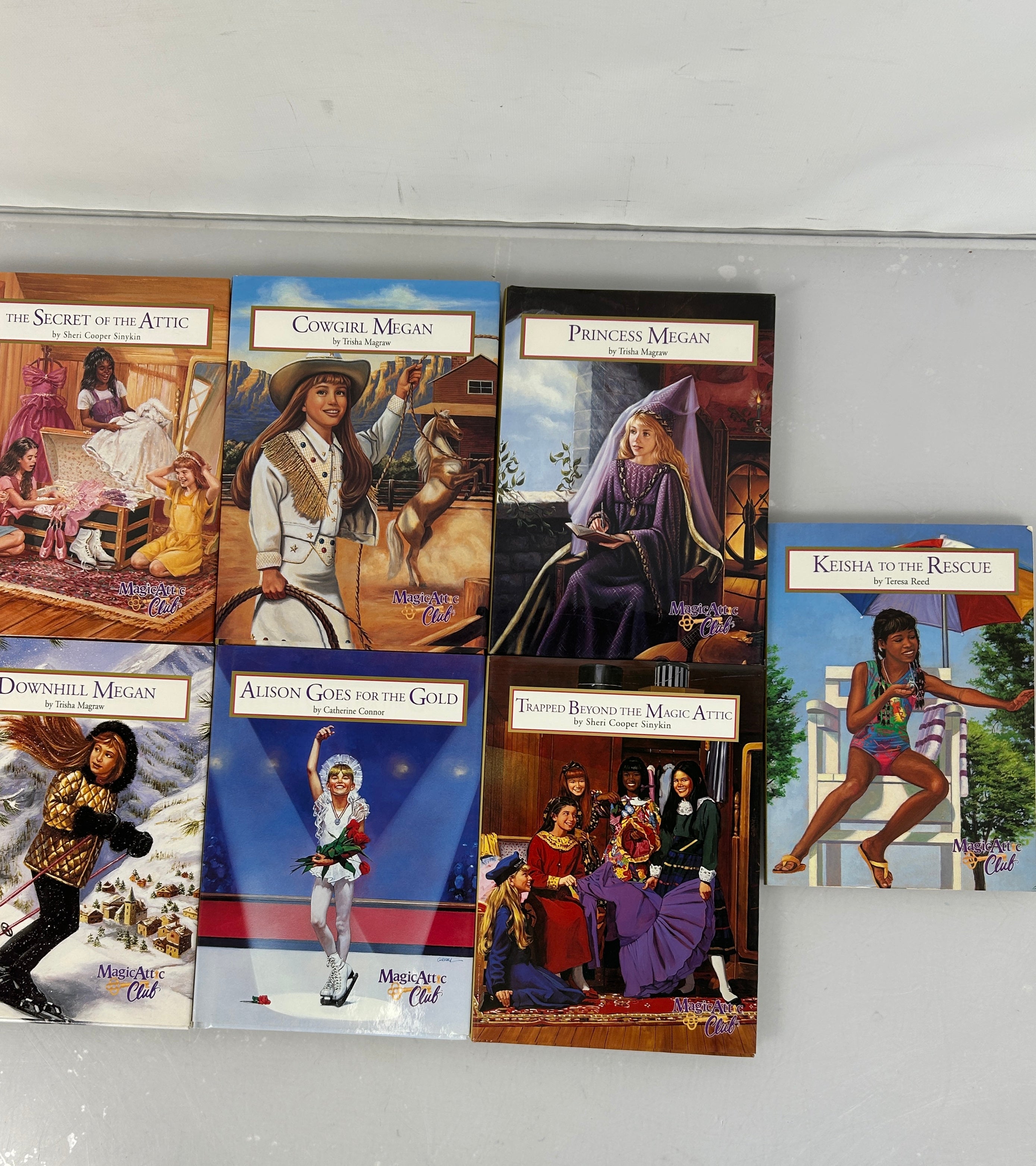 Lot of 7 Magic Attic Club 1st Editions 6 Hardcovers and 1 Paperback(1995-97)