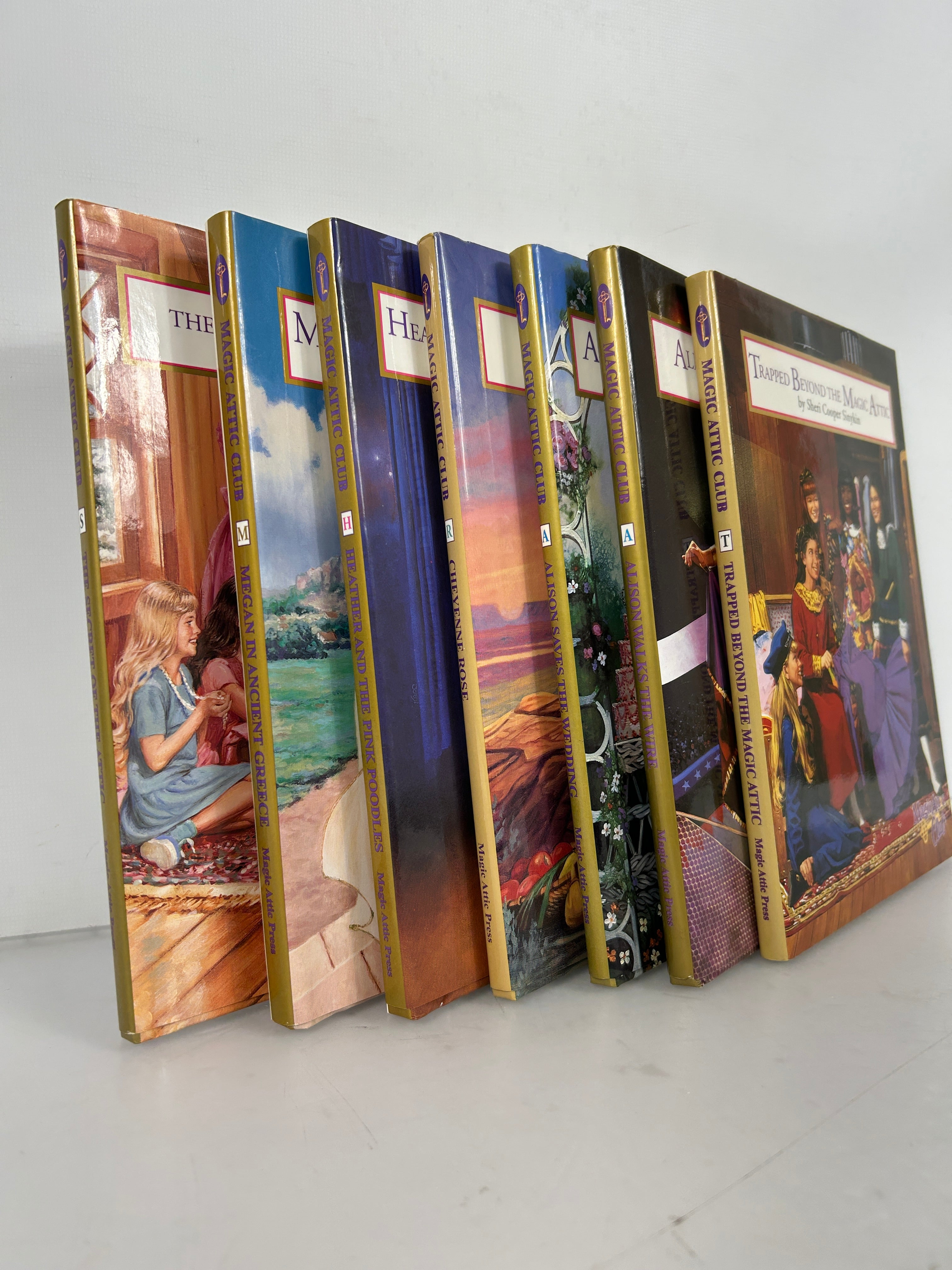 Lot of 7 Magic Attic Club 1st Edition Hardcovers (1995-98) HCDJ