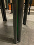 White Rounded Laminate Table #1