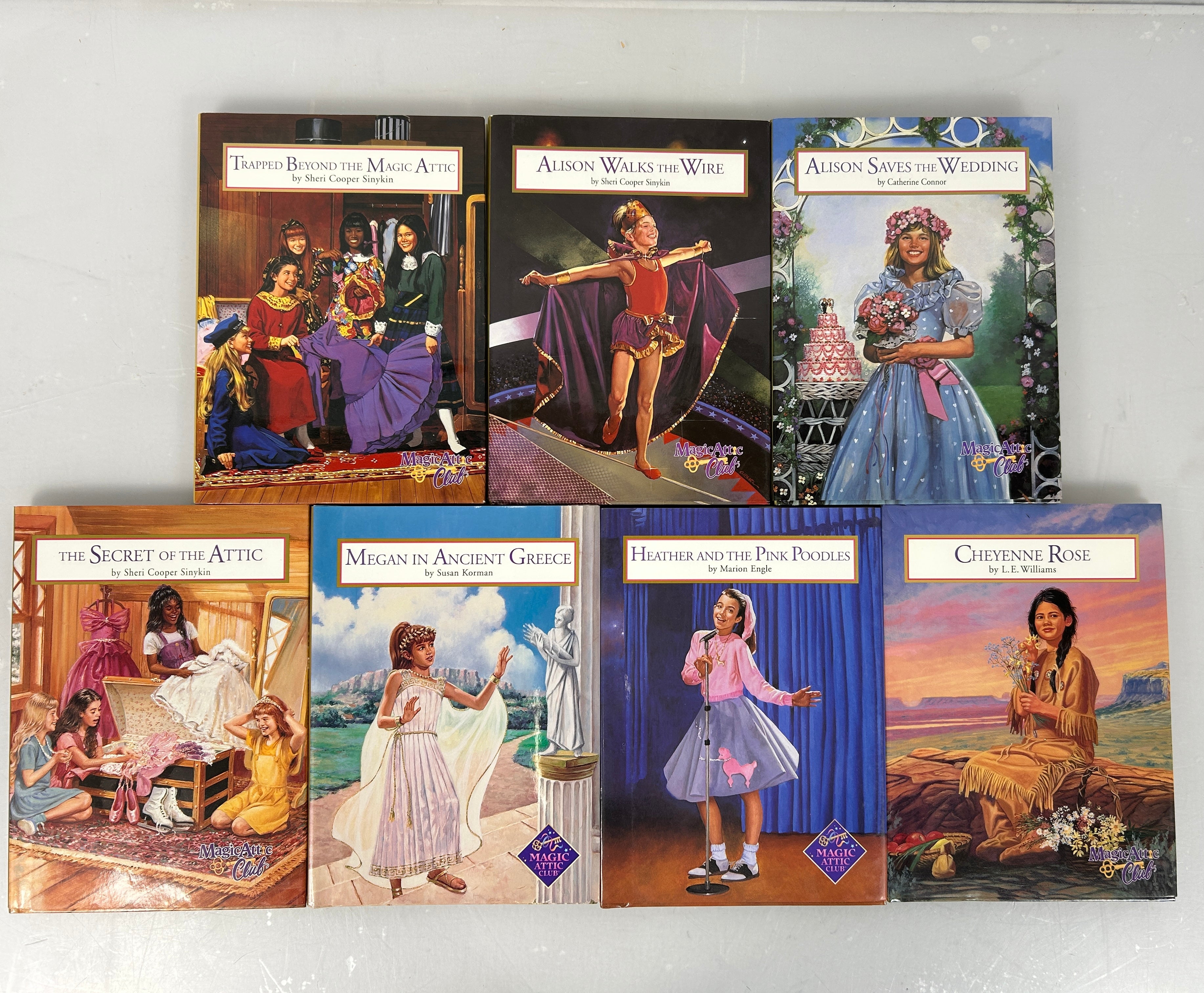 Lot of 7 Magic Attic Club 1st Edition Hardcovers (1995-98) HCDJ
