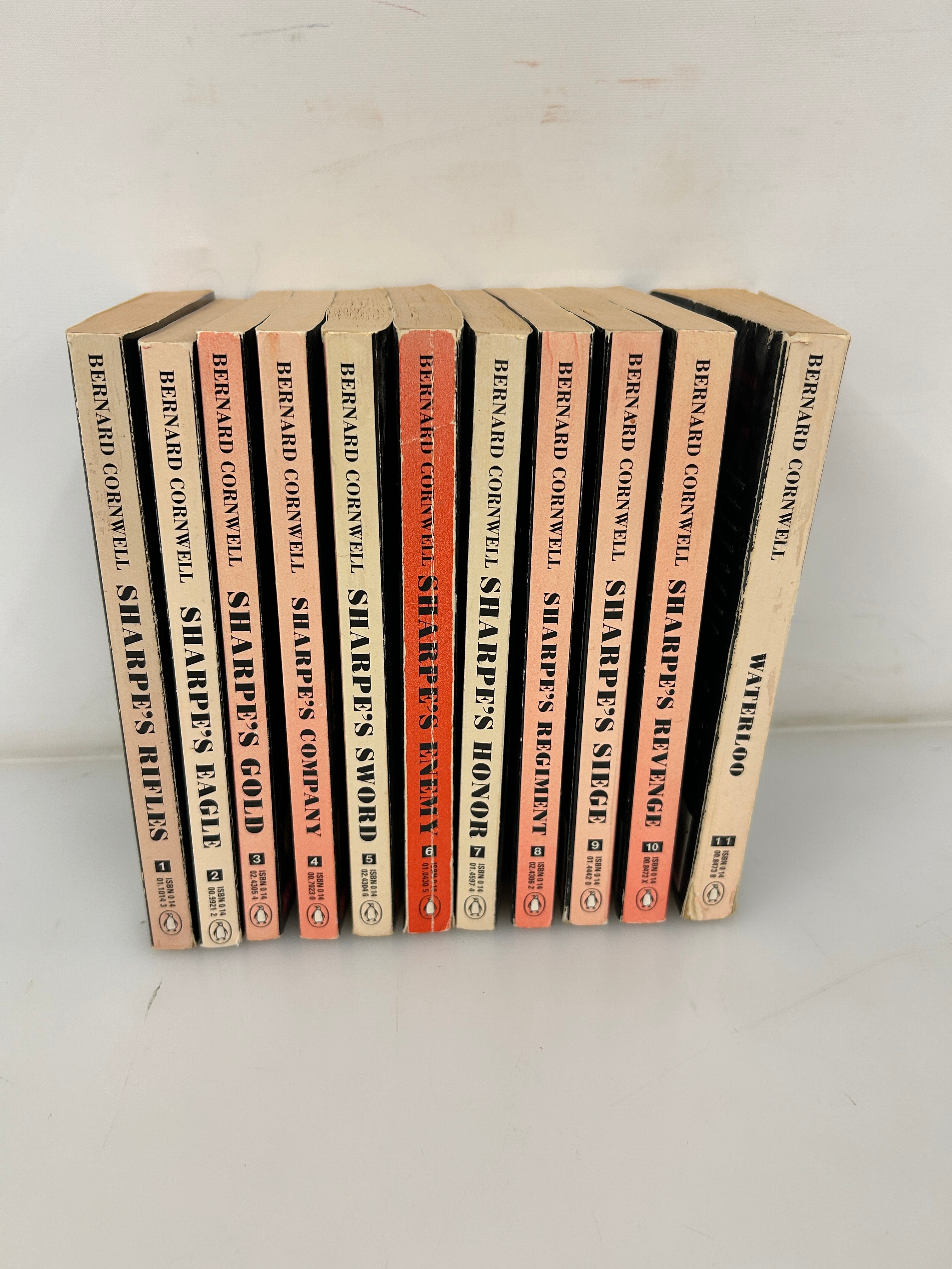 Set of 11 Richard Sharpe Series by Bernard Cornwell Penguin Books 1987-94 SC