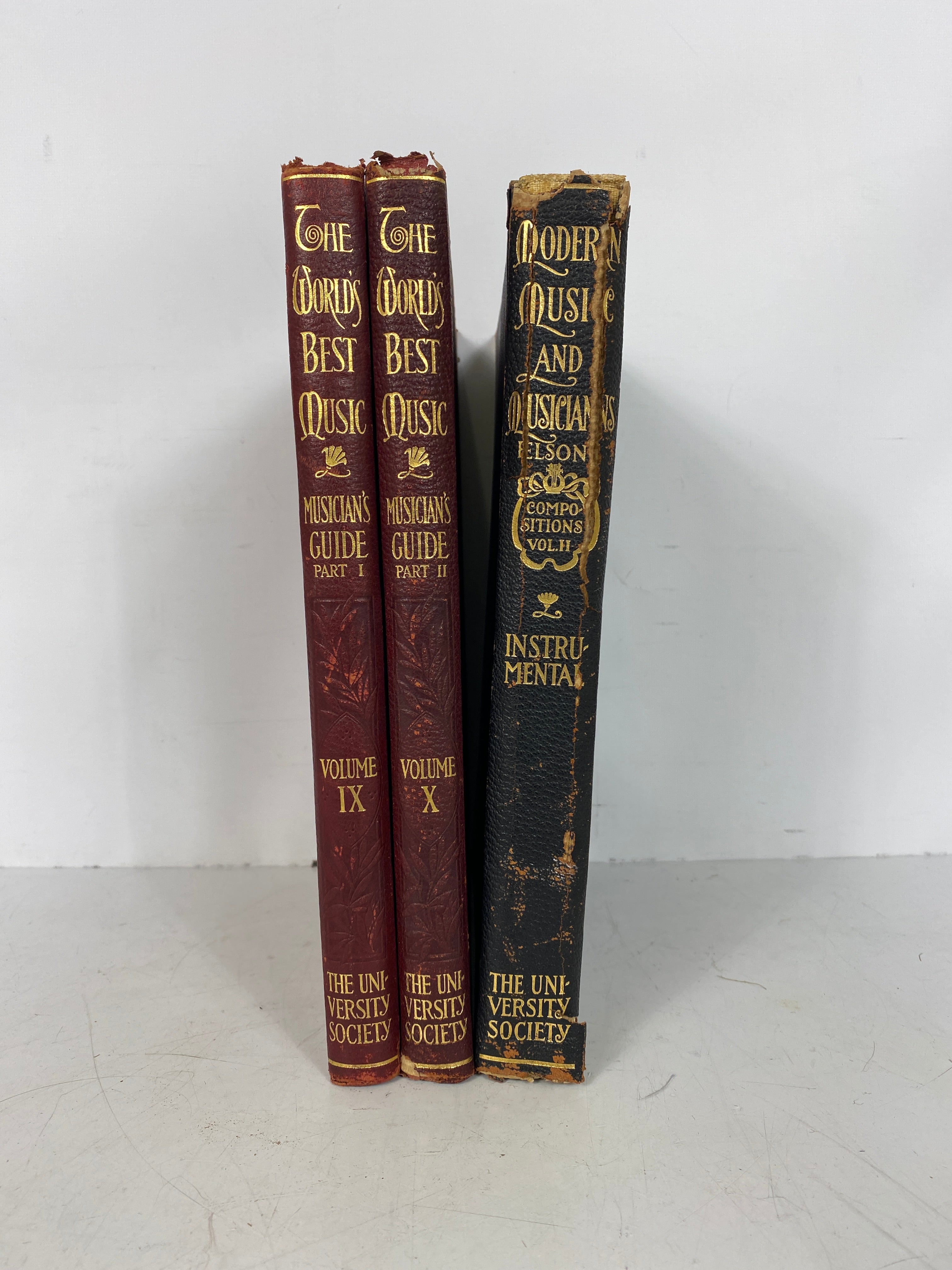 3 Vols: The World's Best Music (IX/X)/Modern Music & Musicians 1912-13 HC