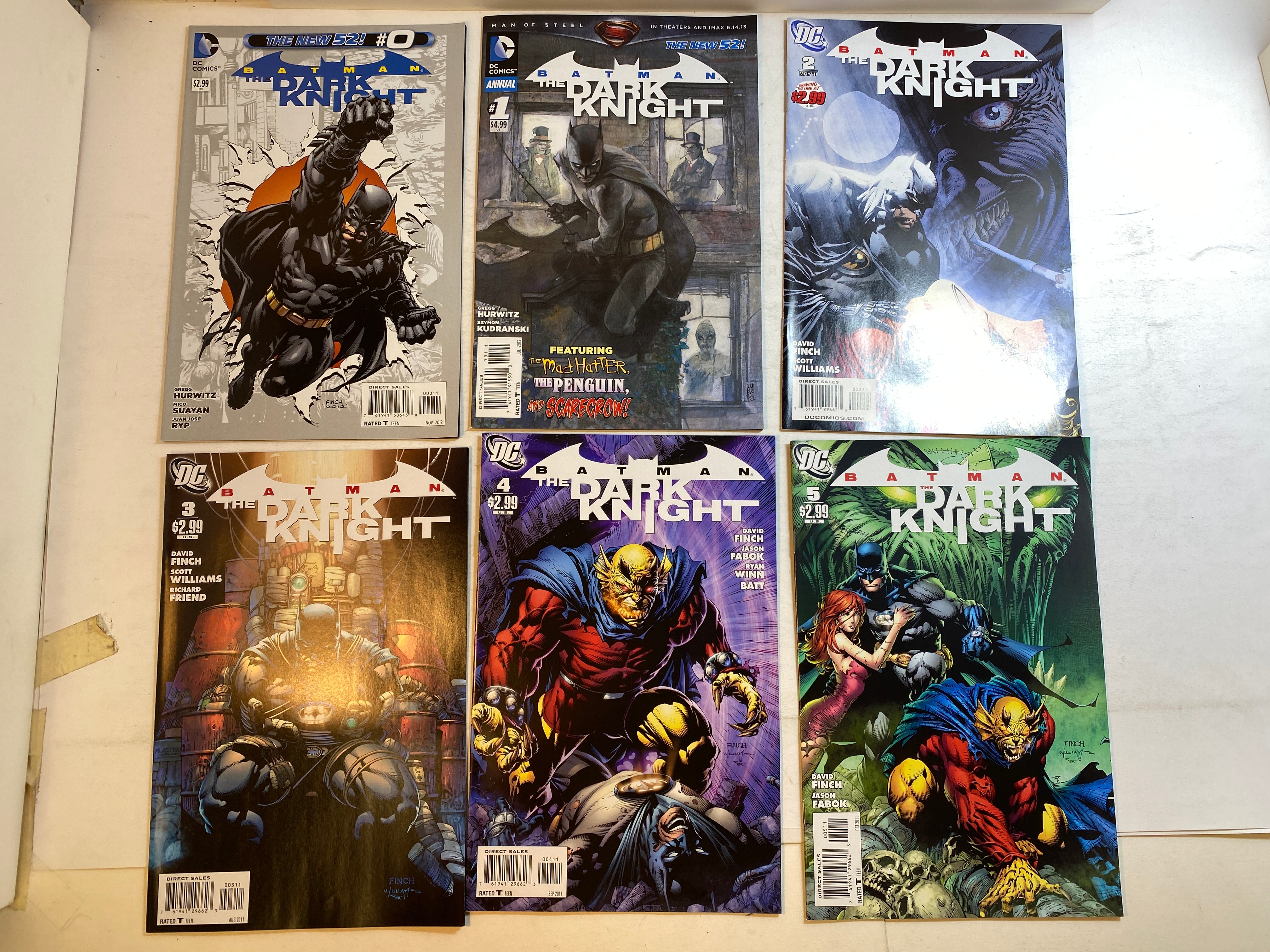 Lot of 6 Batman Dark Knight DC Comics 2011-2013