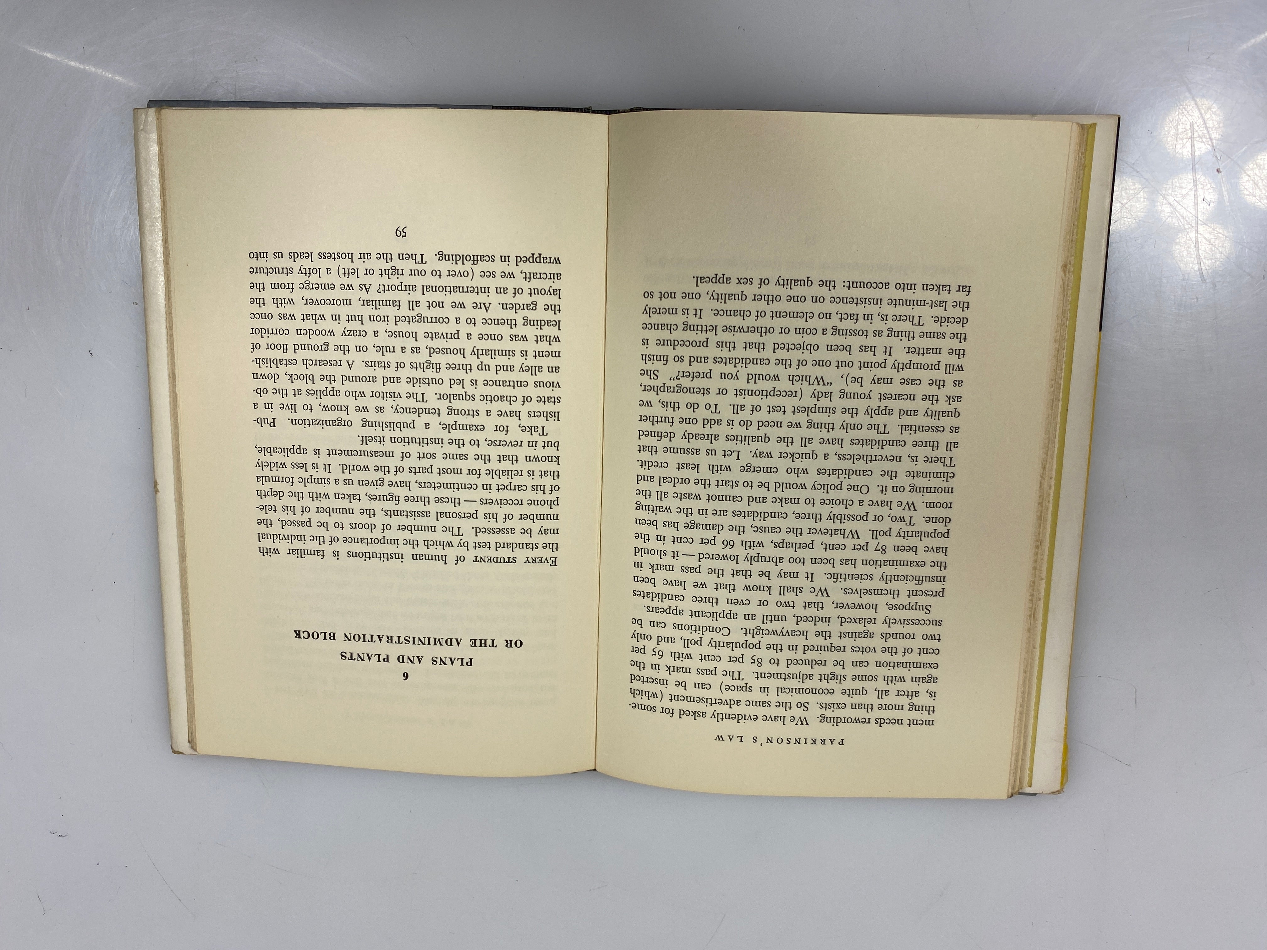 Parkinson's Law by C. Northcote Parkinson 1957 HCDJ