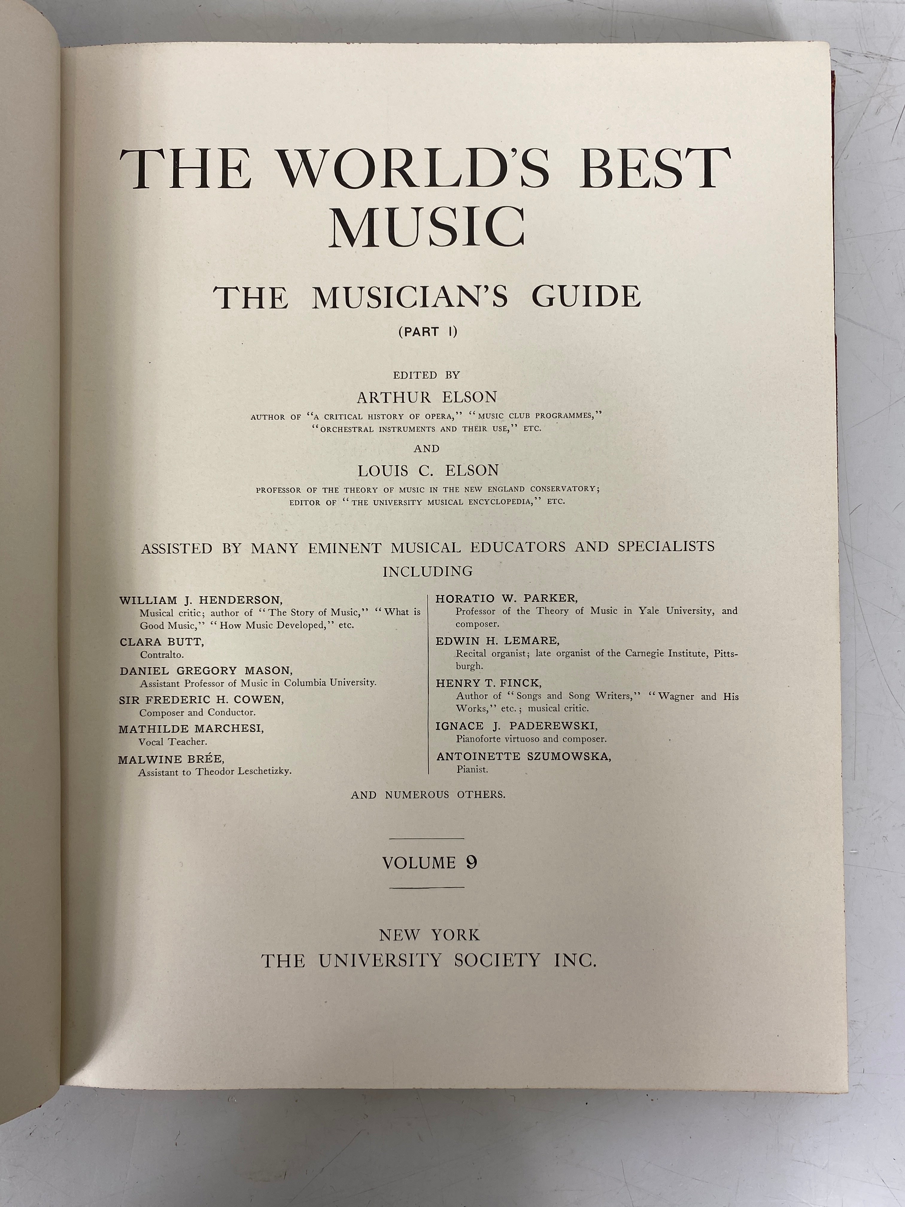 3 Vols: The World's Best Music (IX/X)/Modern Music & Musicians 1912-13 HC