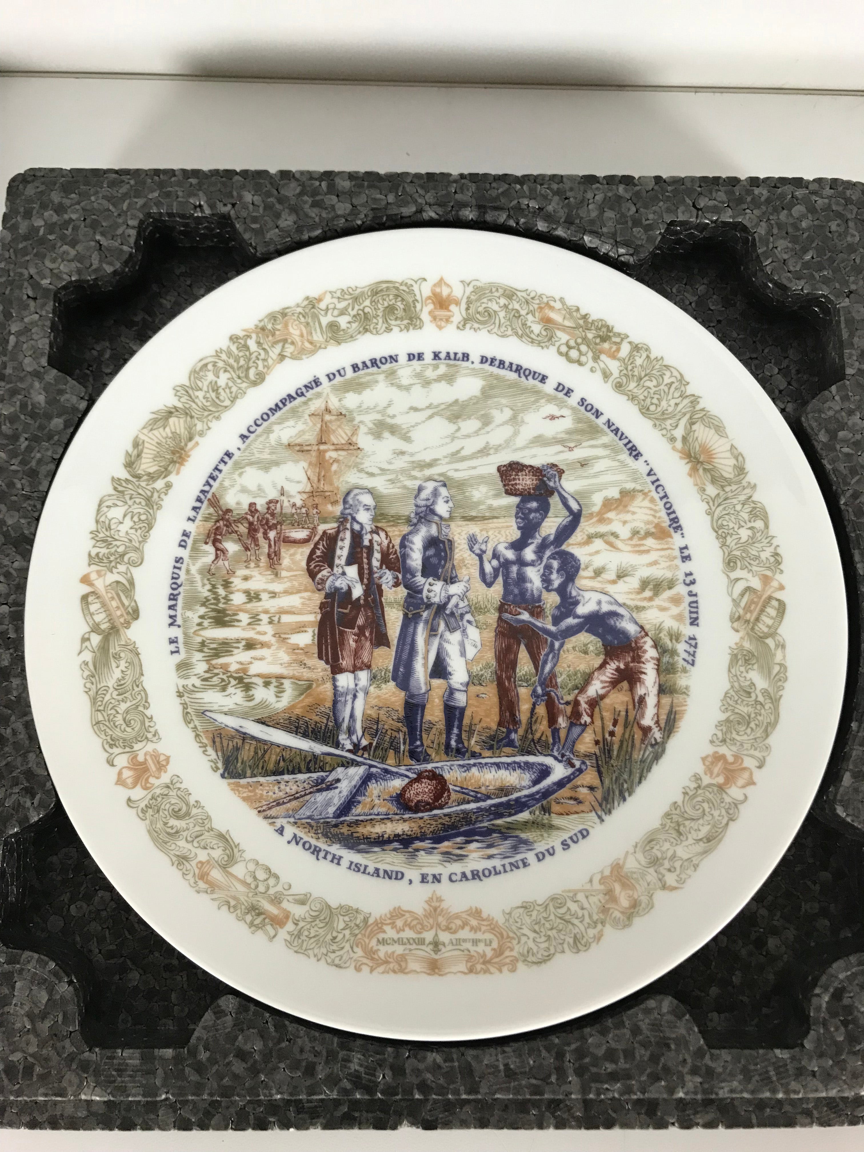 Henri D'Arceau-Limoges Plate