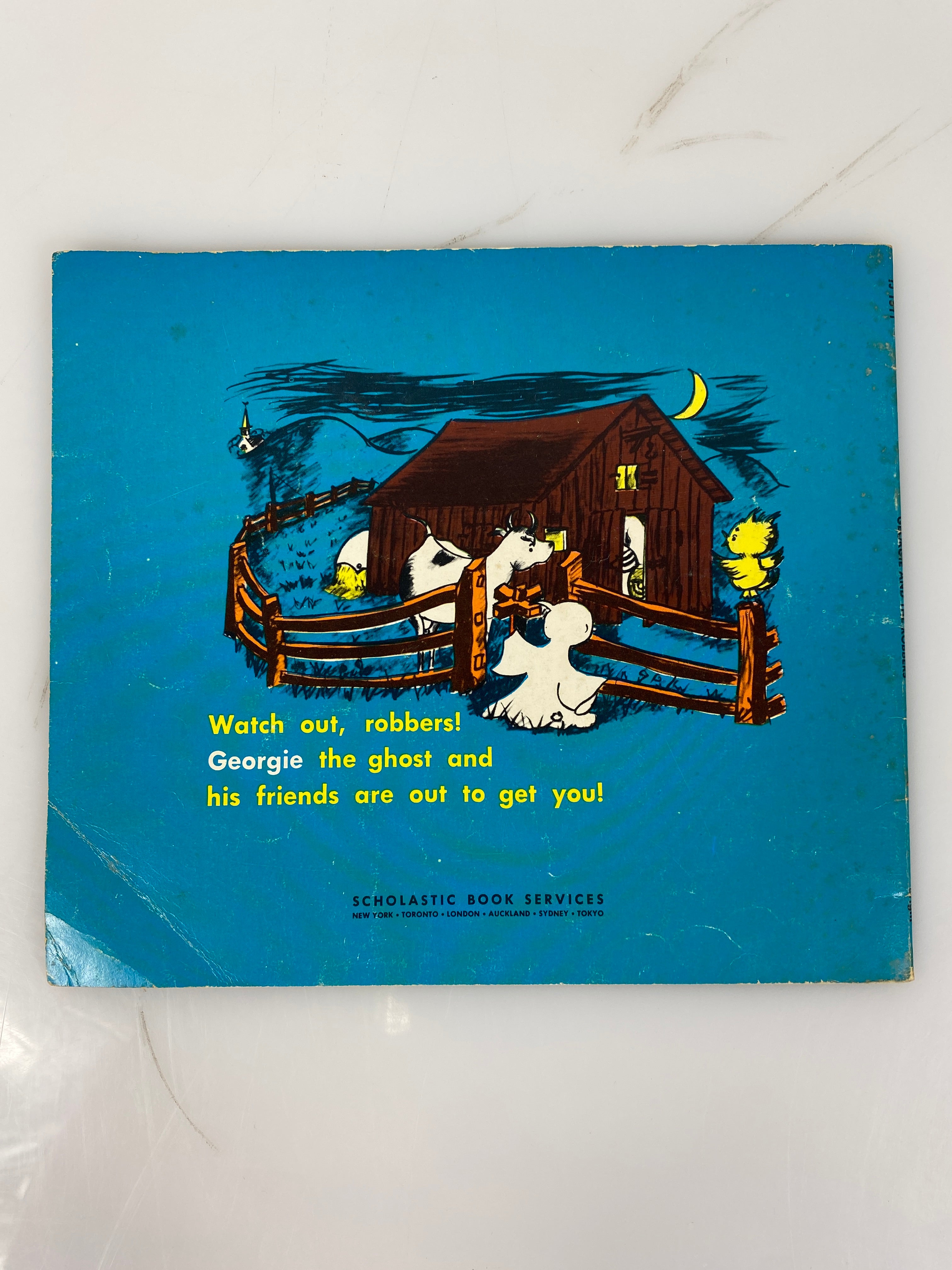 Georgie and the Robbers 45 Record Read Along Story Set Scholastic 1963