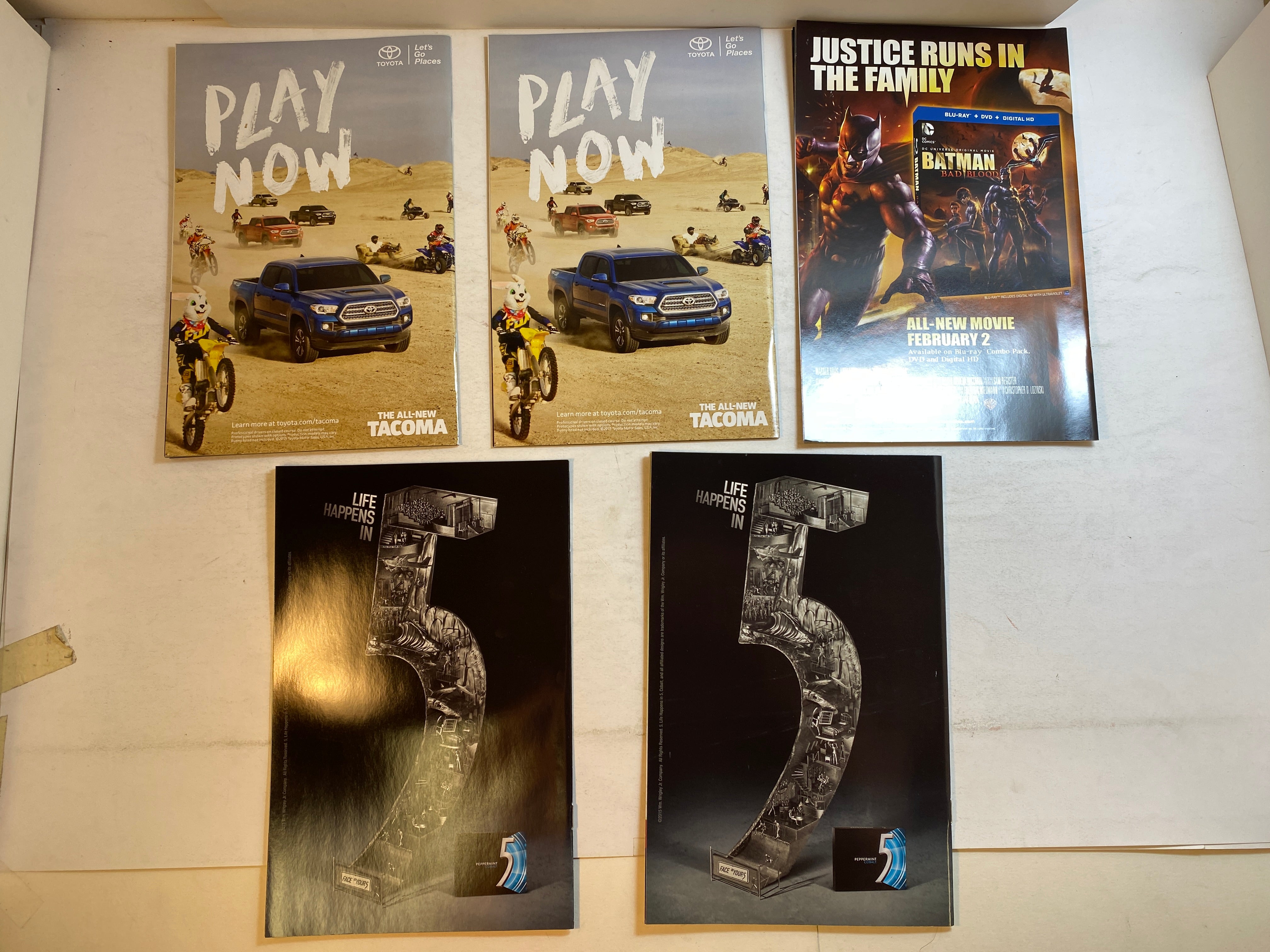 Lot of 5 Batman Europa DC Comics 2016