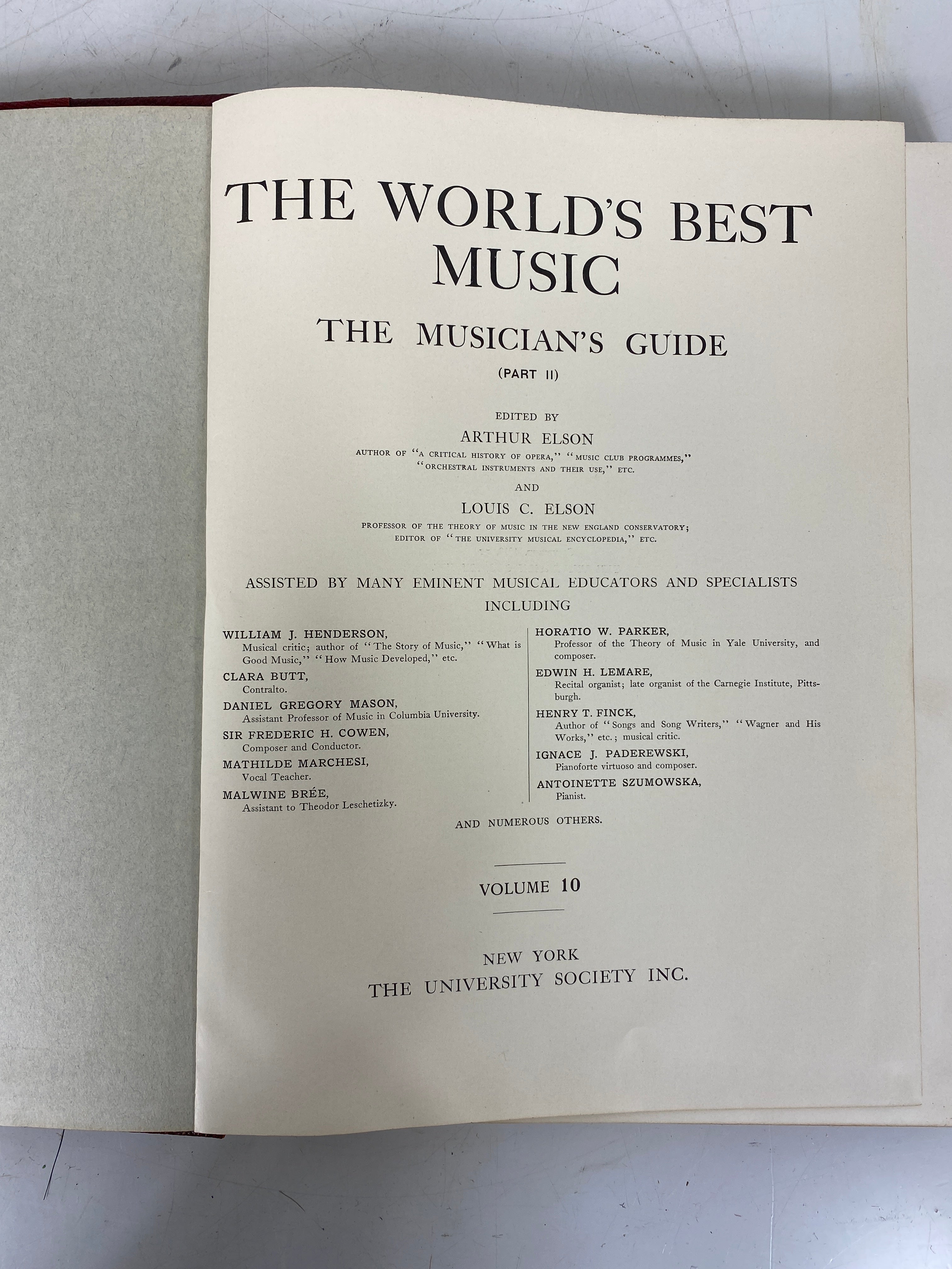 3 Vols: The World's Best Music (IX/X)/Modern Music & Musicians 1912-13 HC