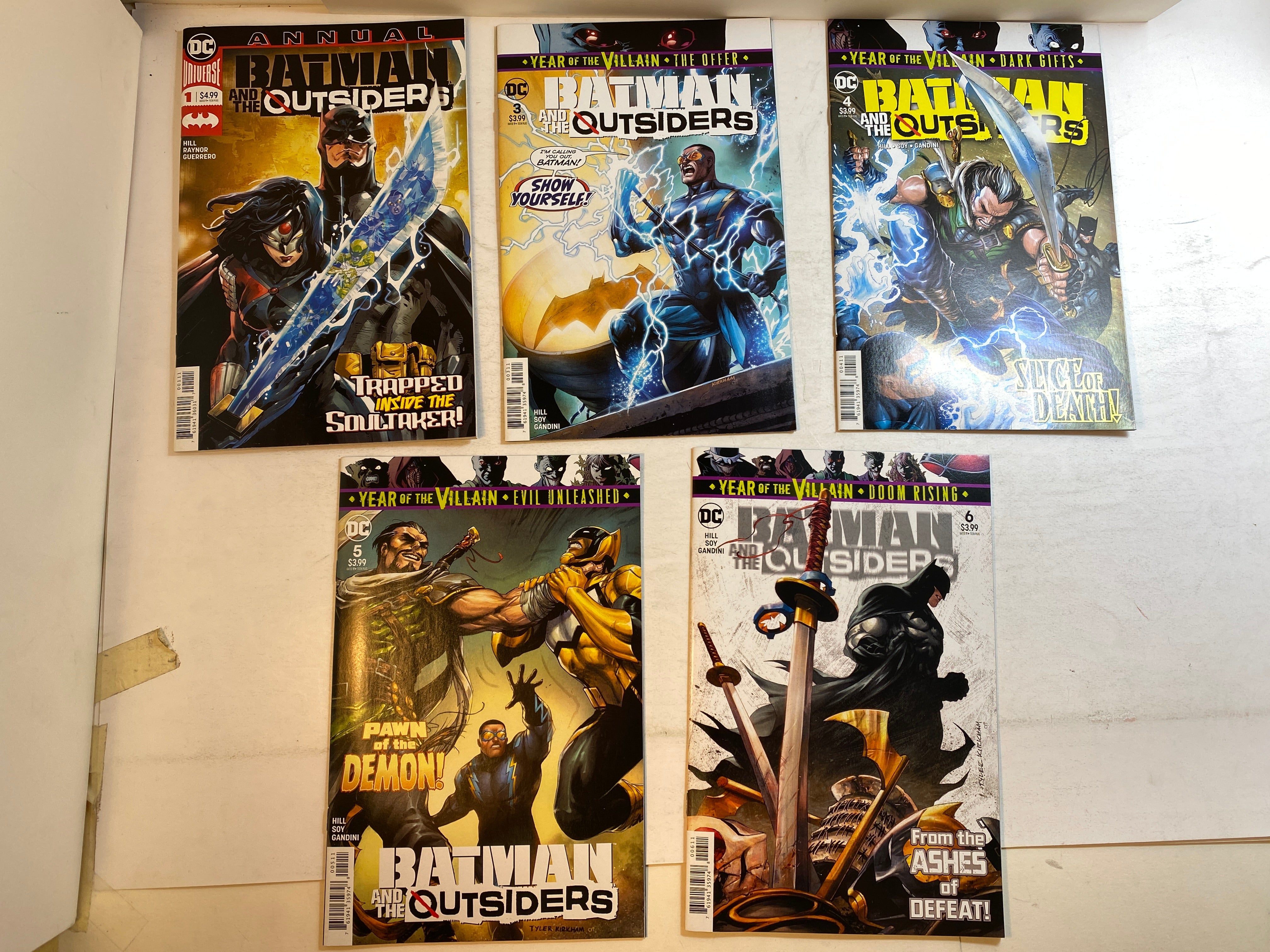 Lot of 10 Batman and the Outsiders DC Comics 2019-2020