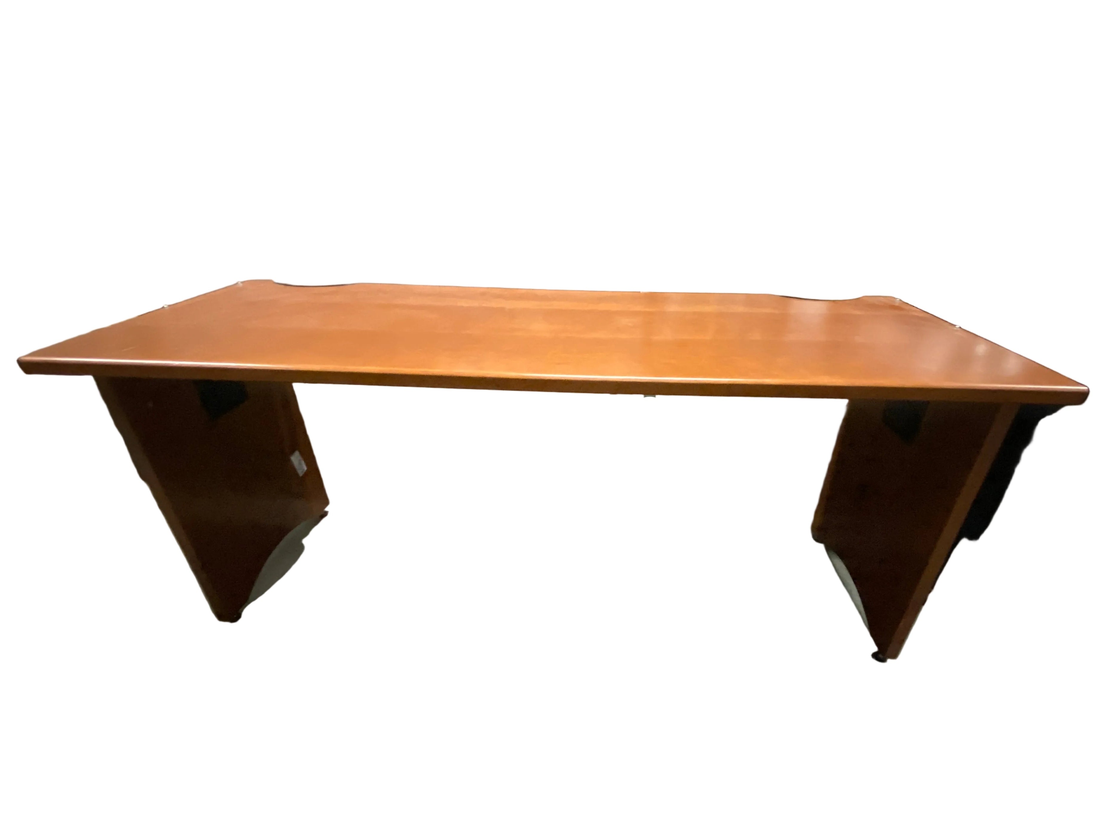 Steelcase Customized Wood Veneer Desk