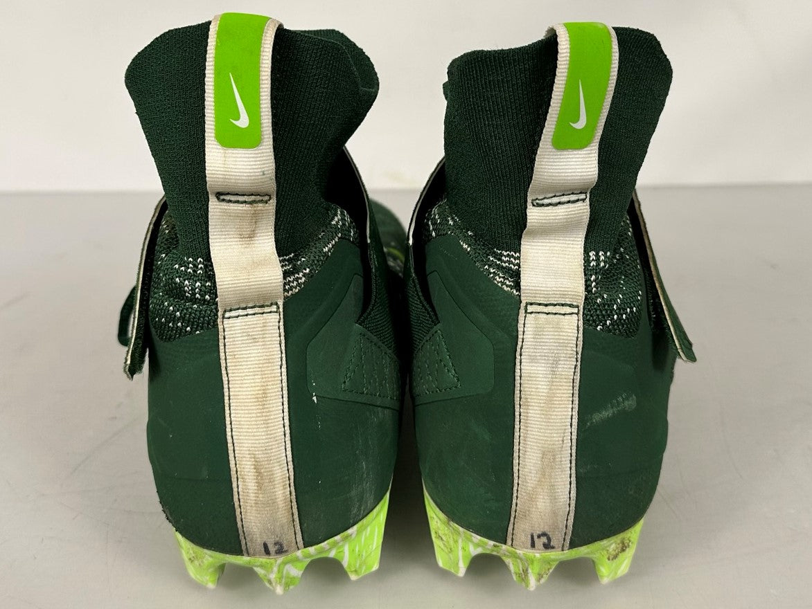 Nike Dark Green Alpha Menace Elite 2 SMU P Football Cleats Men's Size 14 *Used*