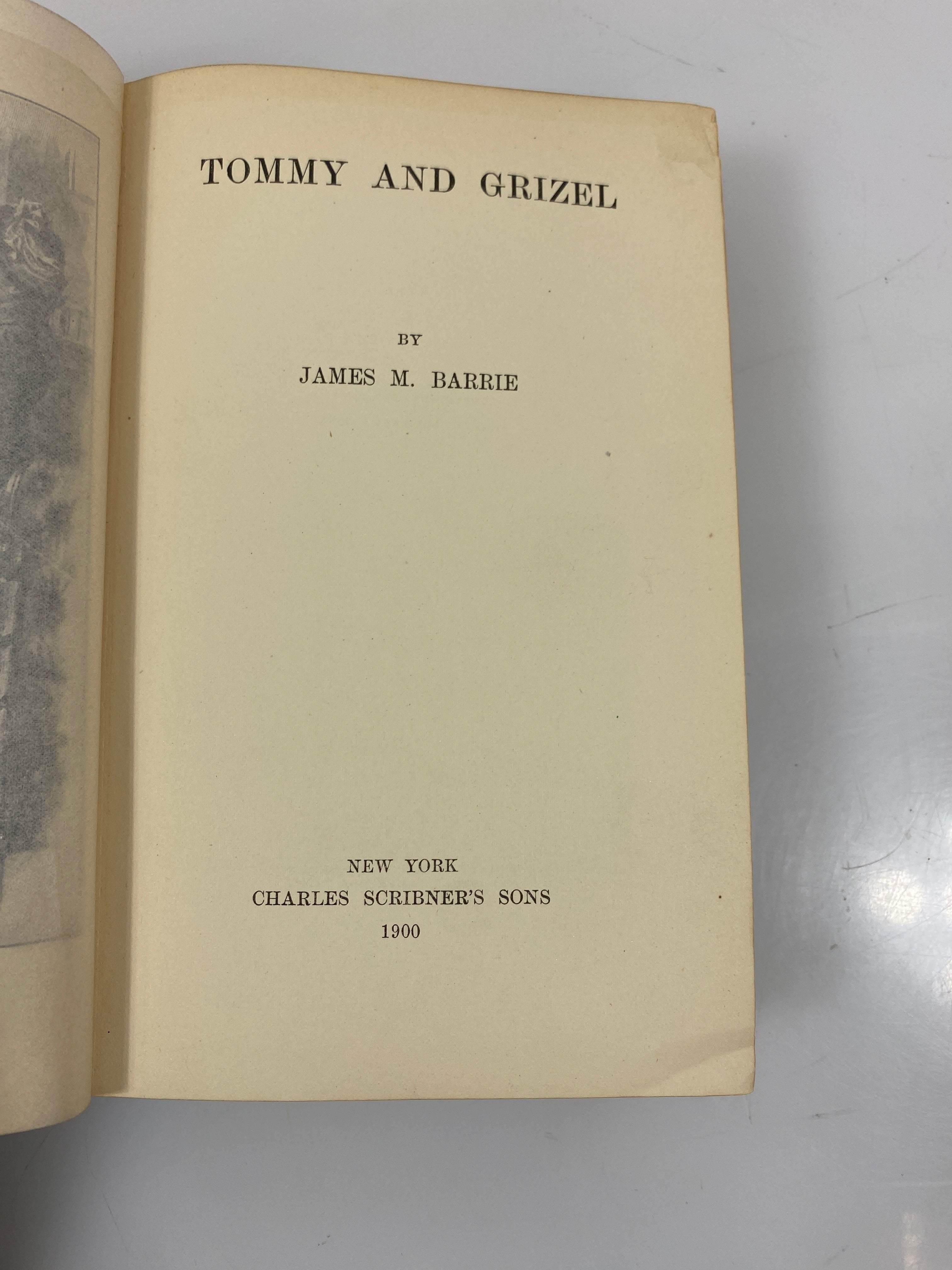 Tommy and Grizel James Barrie 1900 HC