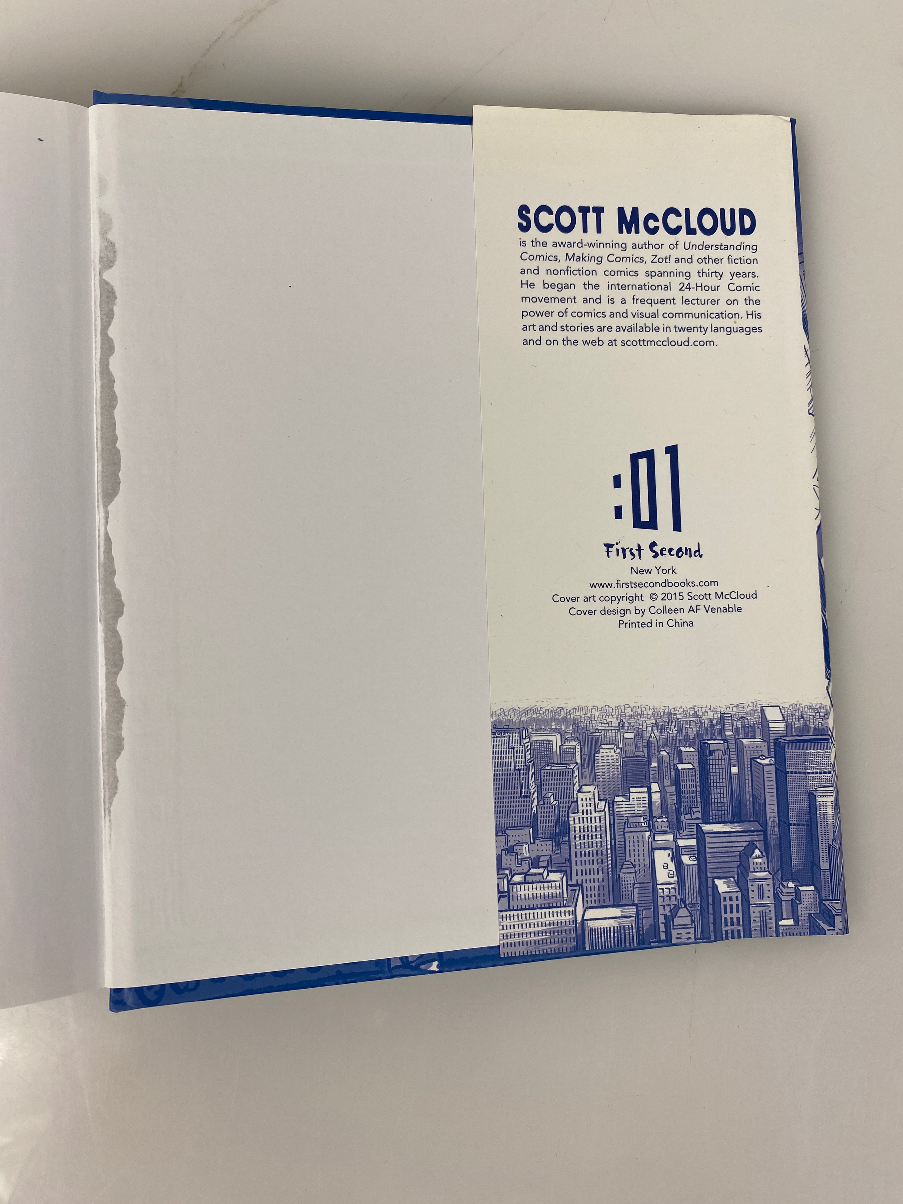 Sculptor Scott McCloud Graphic Novel *signed*
