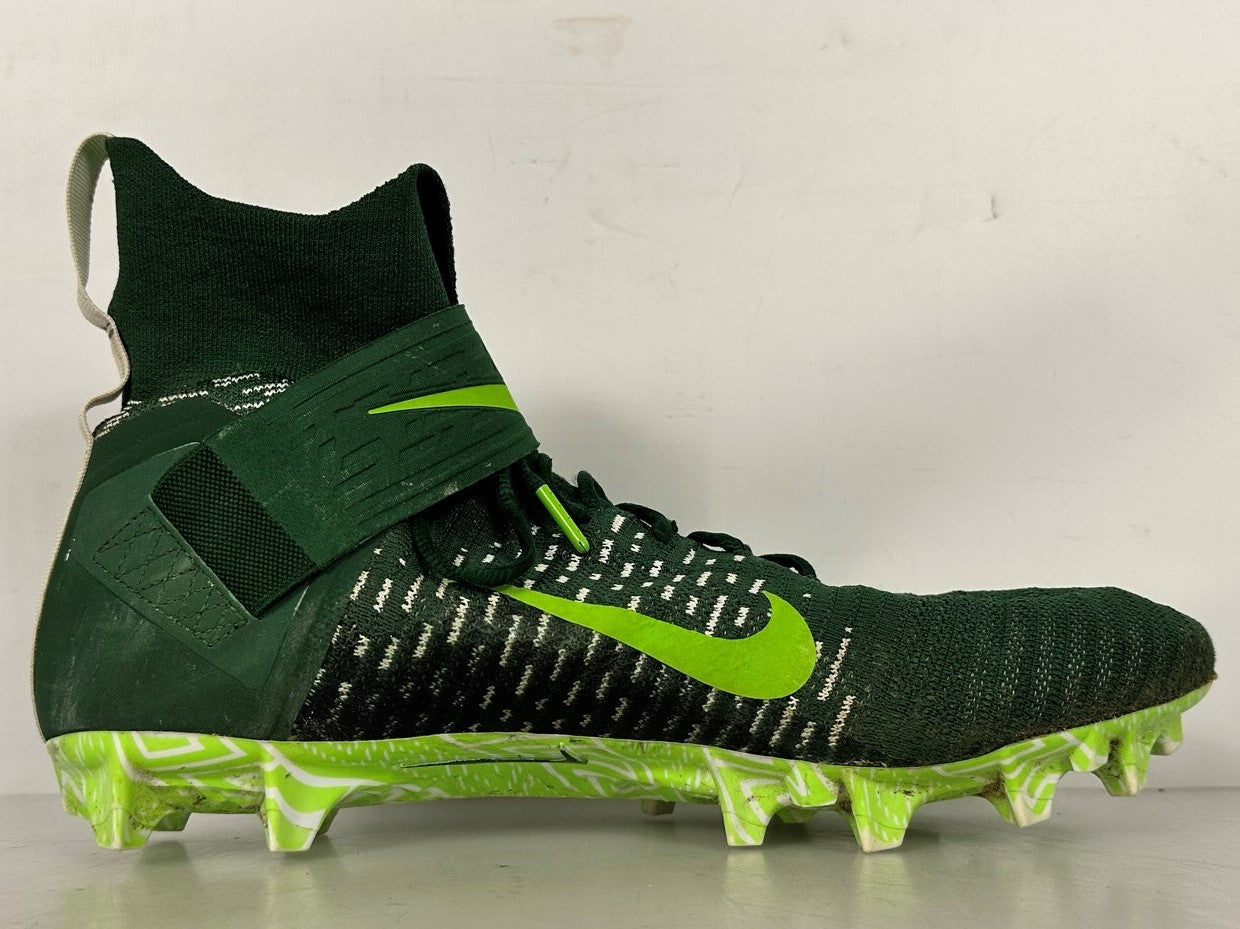 Nike Dark Green Alpha Menace Elite 2 SMU P Football Cleats Men's Size 14 *Used*
