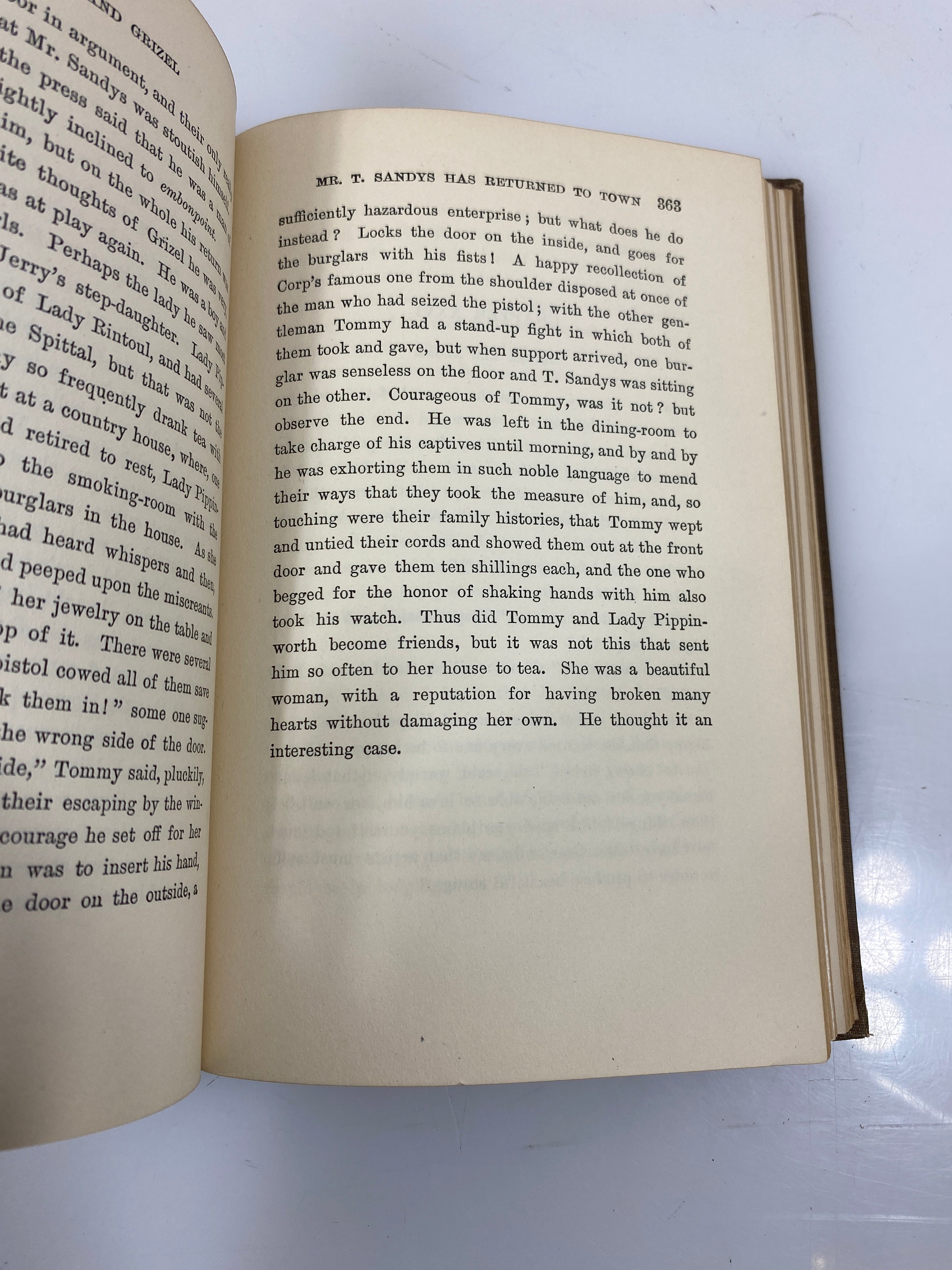 Tommy and Grizel James Barrie 1900 HC