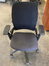 Steelcase #46216189 Black Mesh Grey Seat Adjustable Office Chair