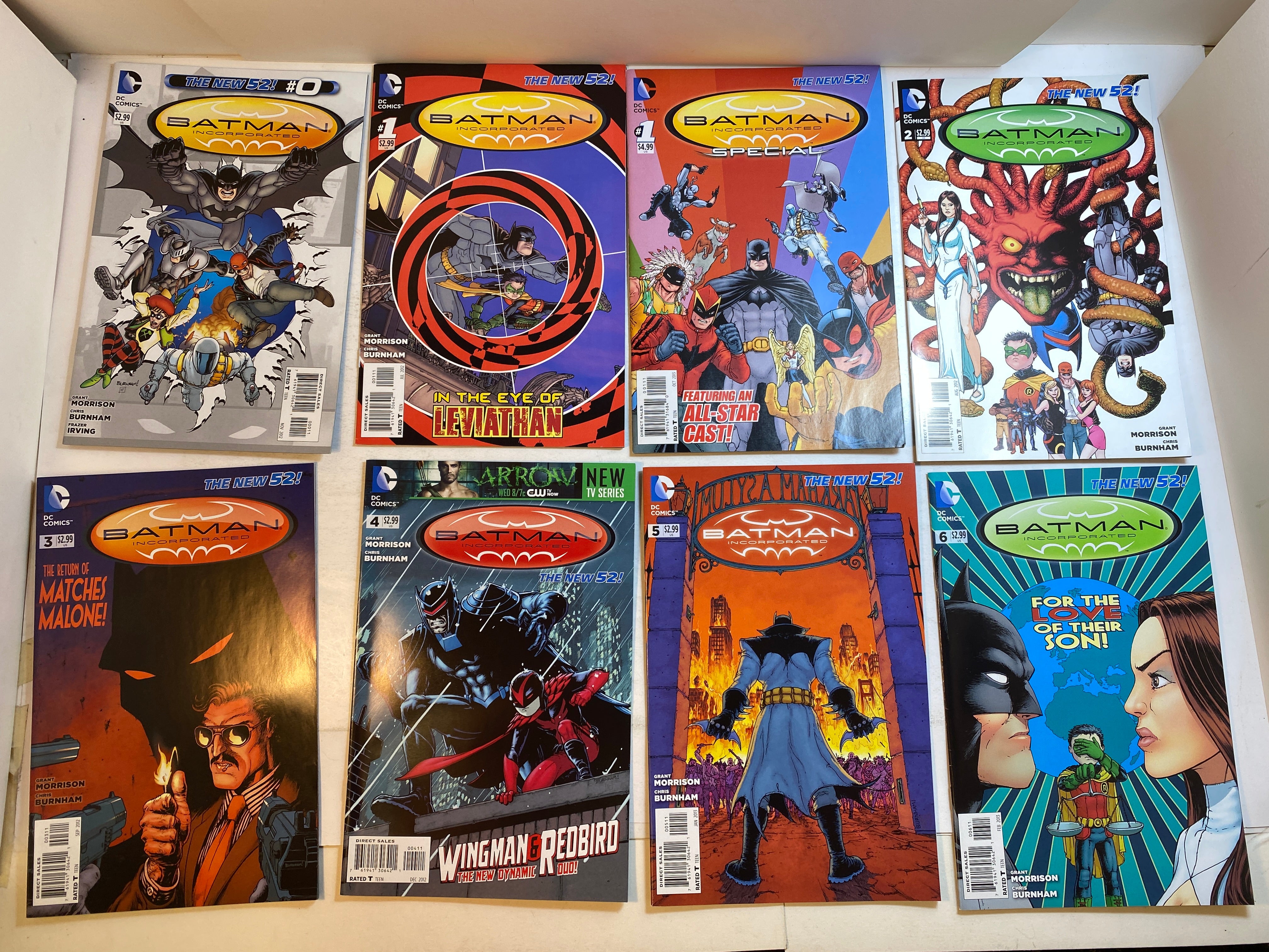 Lot of 16 Batman Incorporated DC Comics 2012-2013