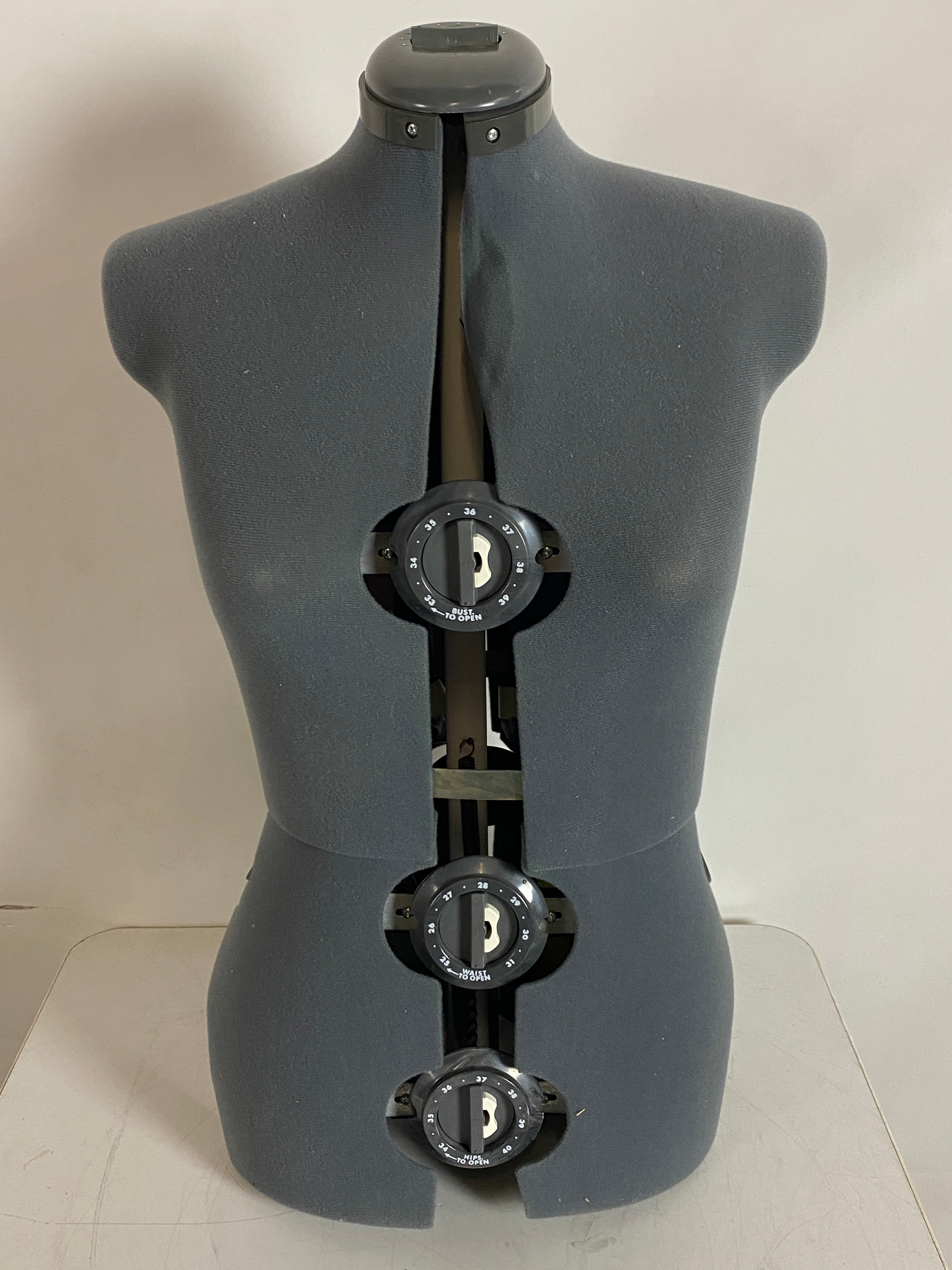 Twin Fit Adjustable Female Mannequin Torso Dress Form