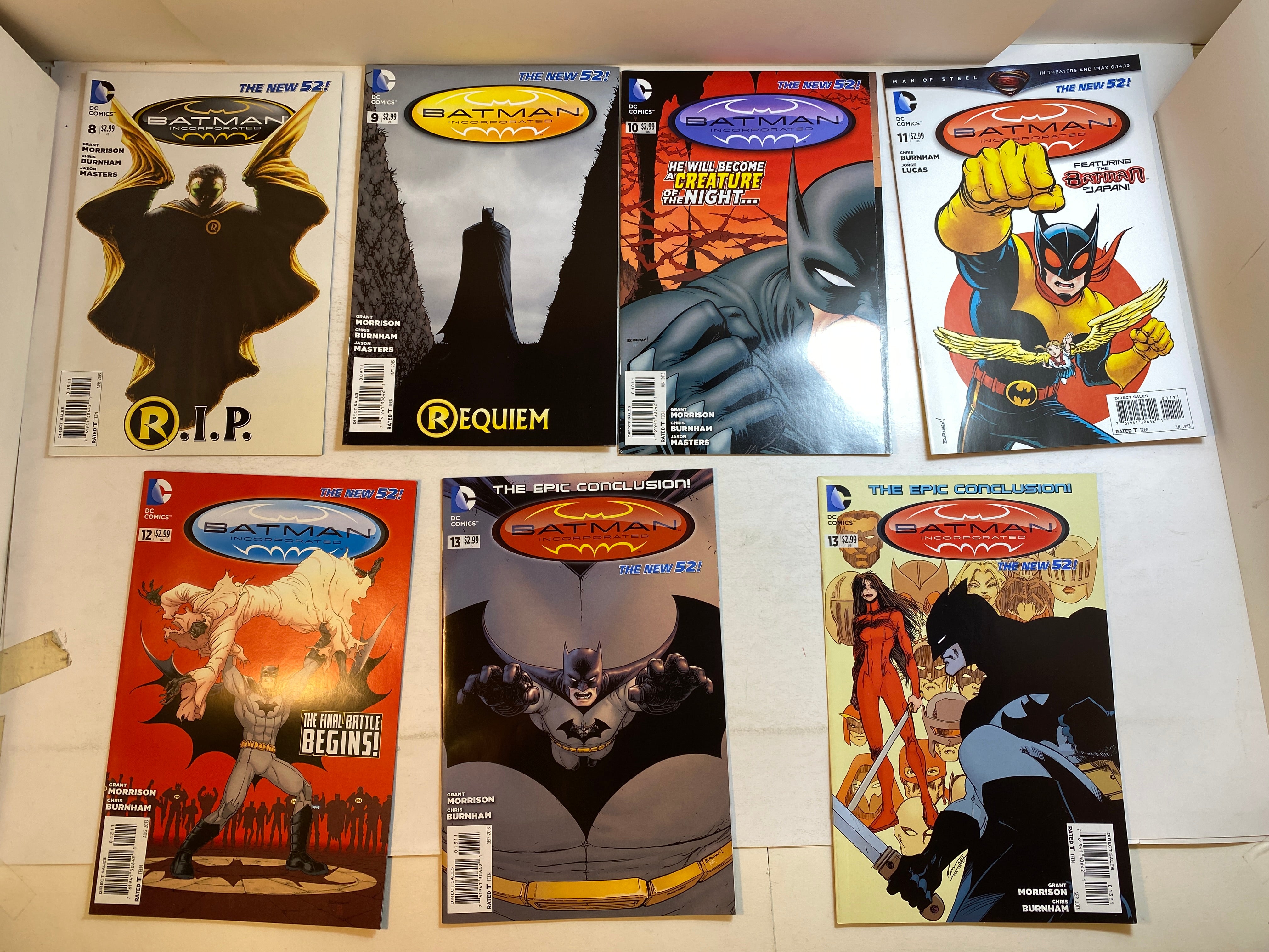 Lot of 16 Batman Incorporated DC Comics 2012-2013