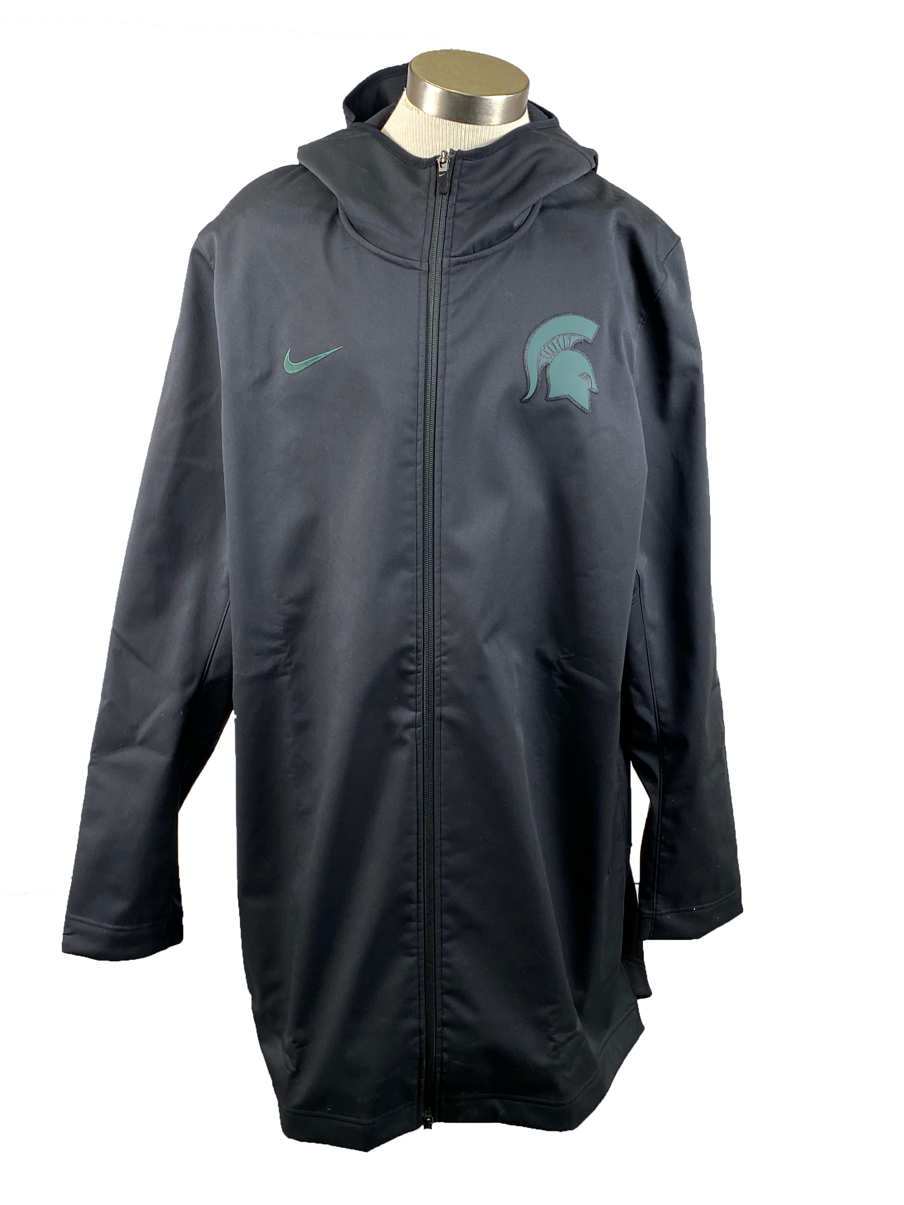 Nike Black Michigan State Parka Men's Size 2XL Tall