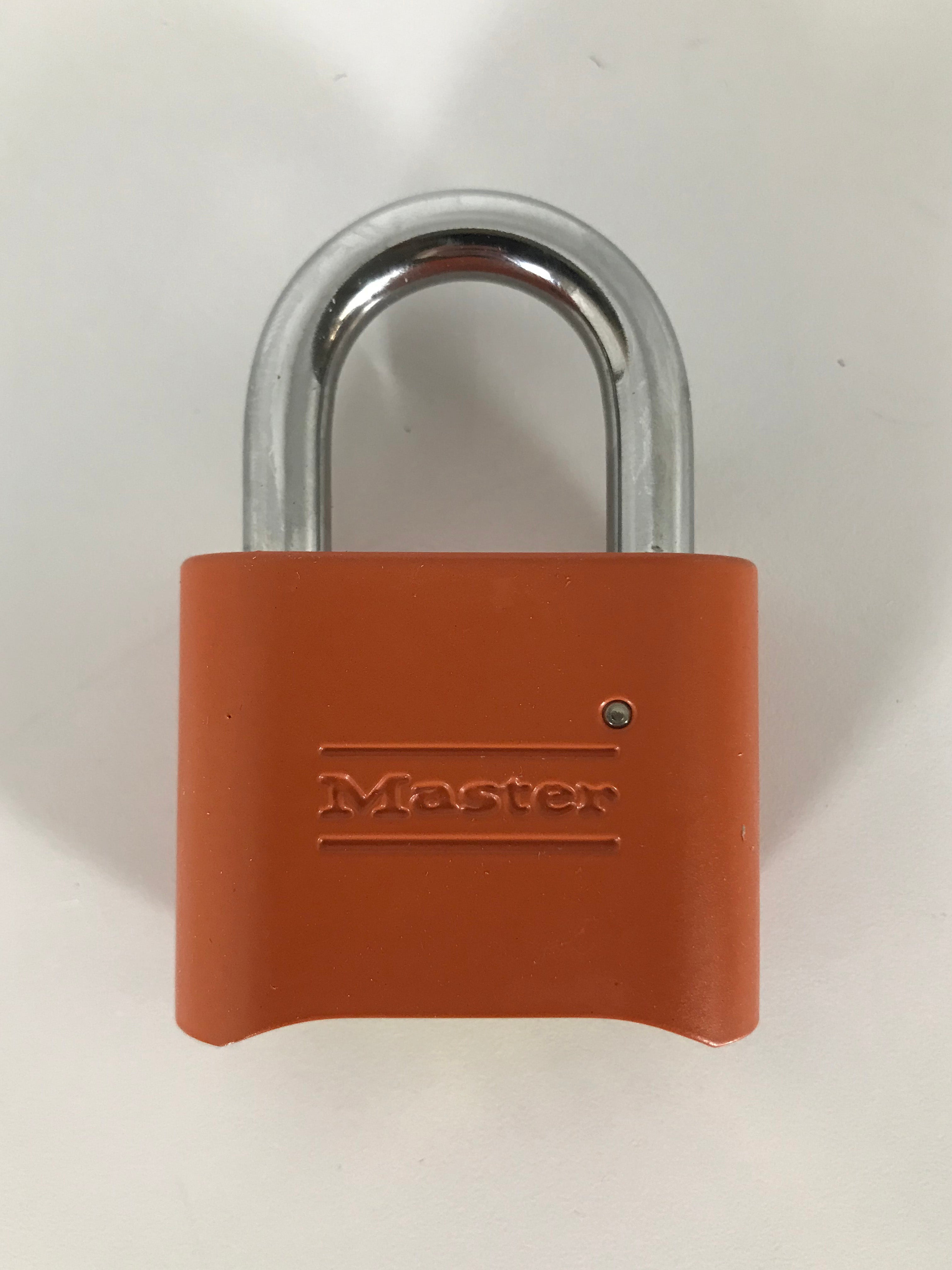 Master Lock Orange Lock