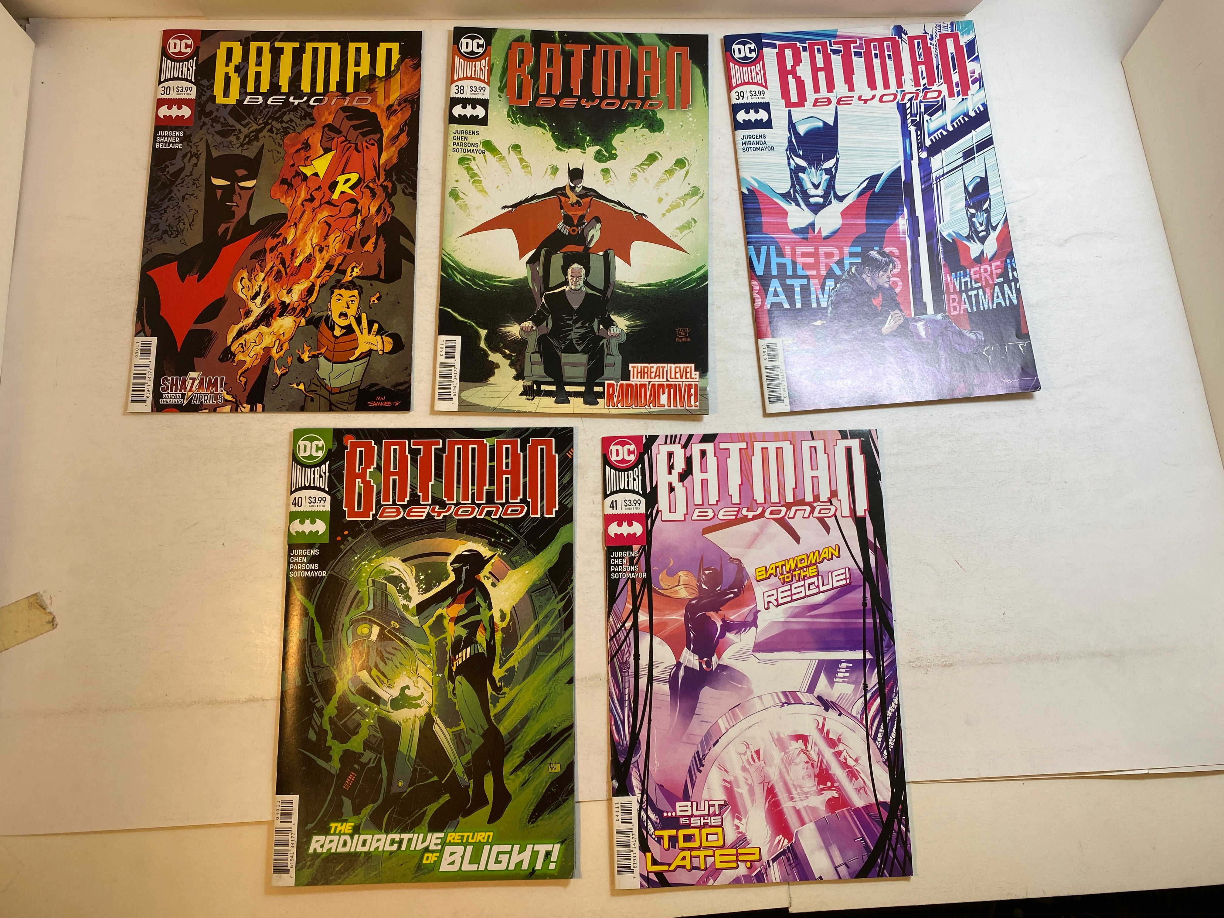 Lot of 5 Batman Beyond DC Comics 2019-2020