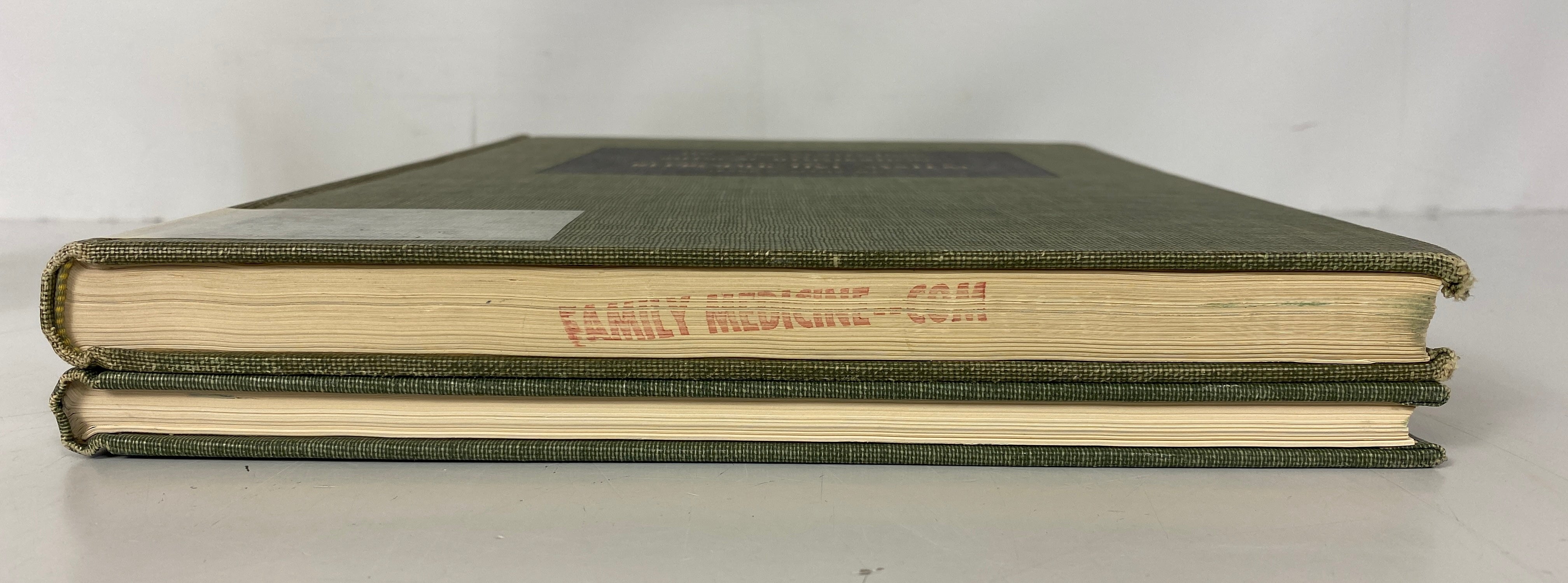 2 Vols The Ciba Collection of Medical Illustrations Frank Netter HC Ex-Library