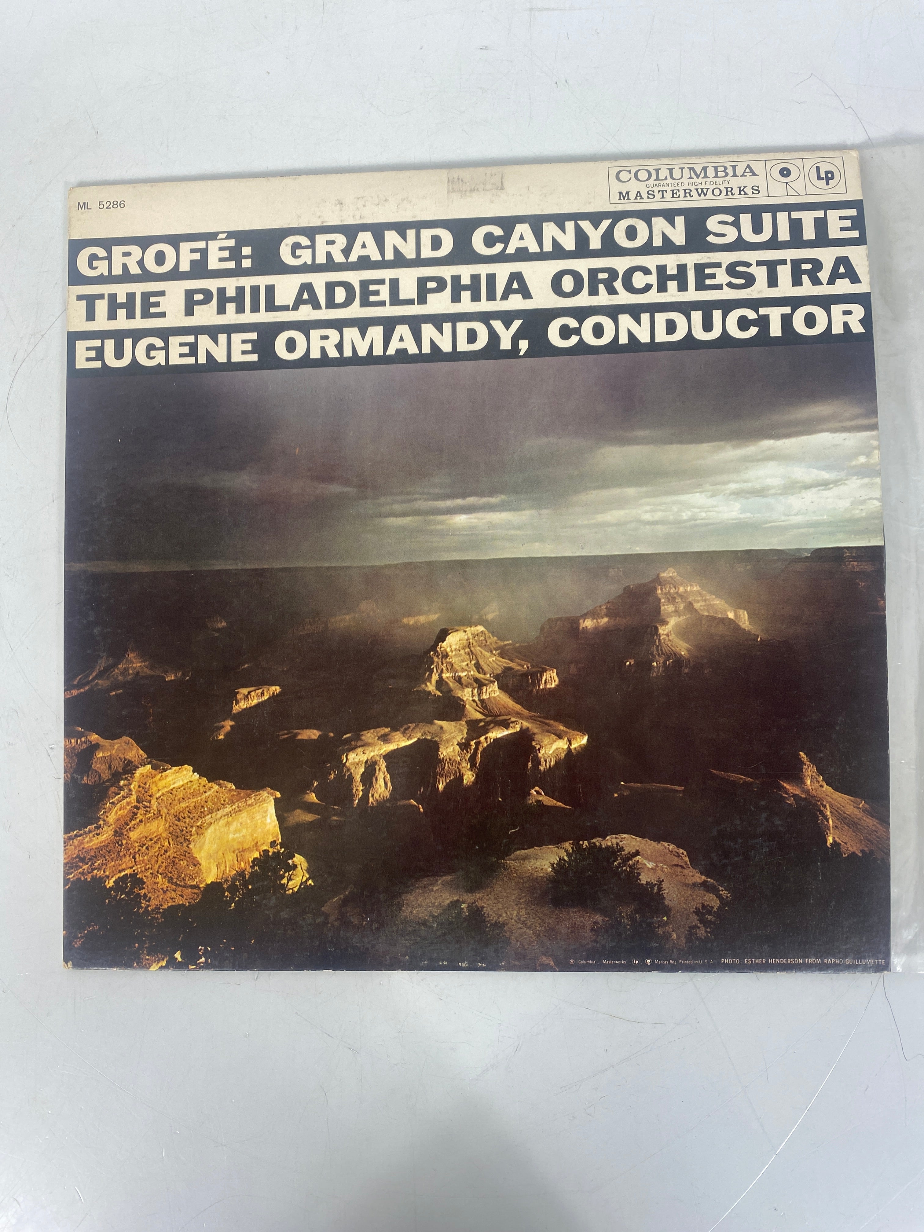 Grofe Grand Canyon Suite Philadelphia Orchestra Vinyl Record