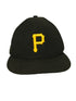 New Era Pittsburgh Pirates Black Fitted Baseball Hat Unisex Size 7 1/4